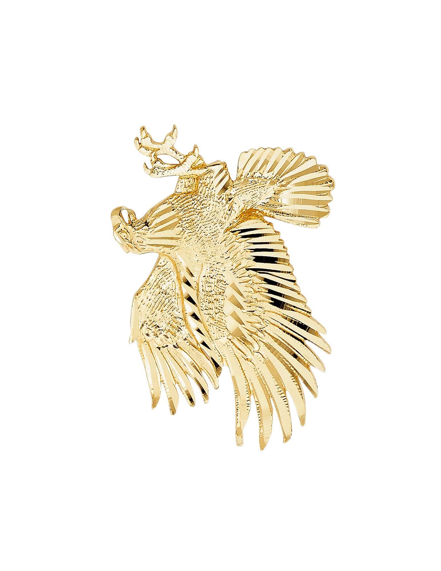 14KY EAGLE PENDANT - 3