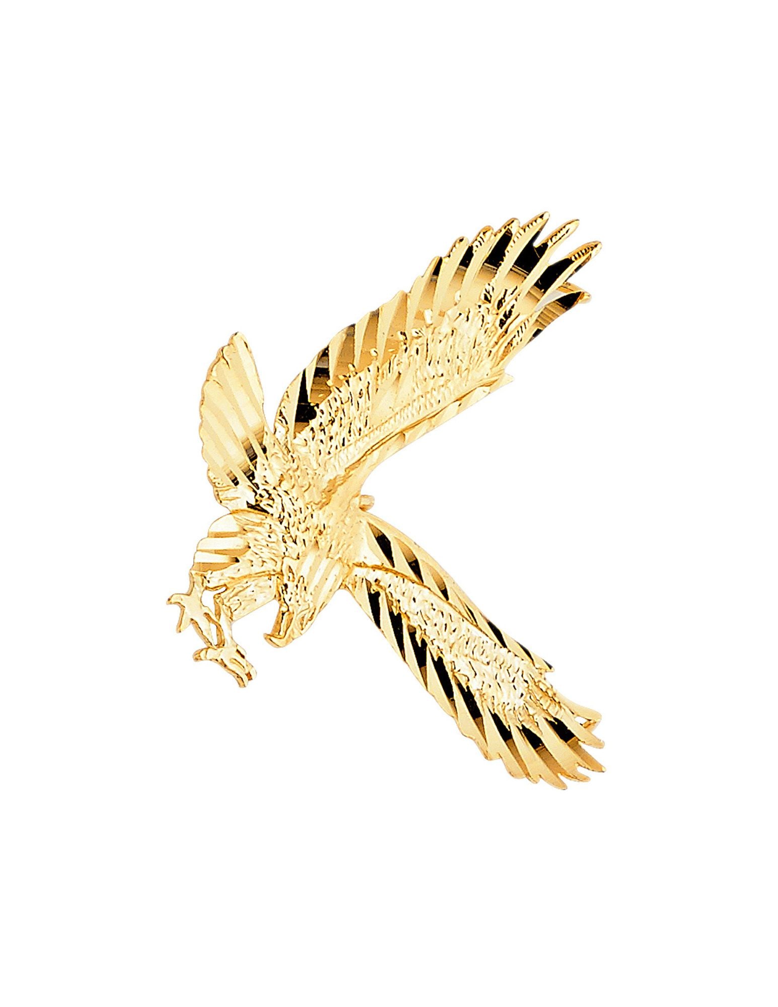 14KY EAGLE PENDANT - 2
