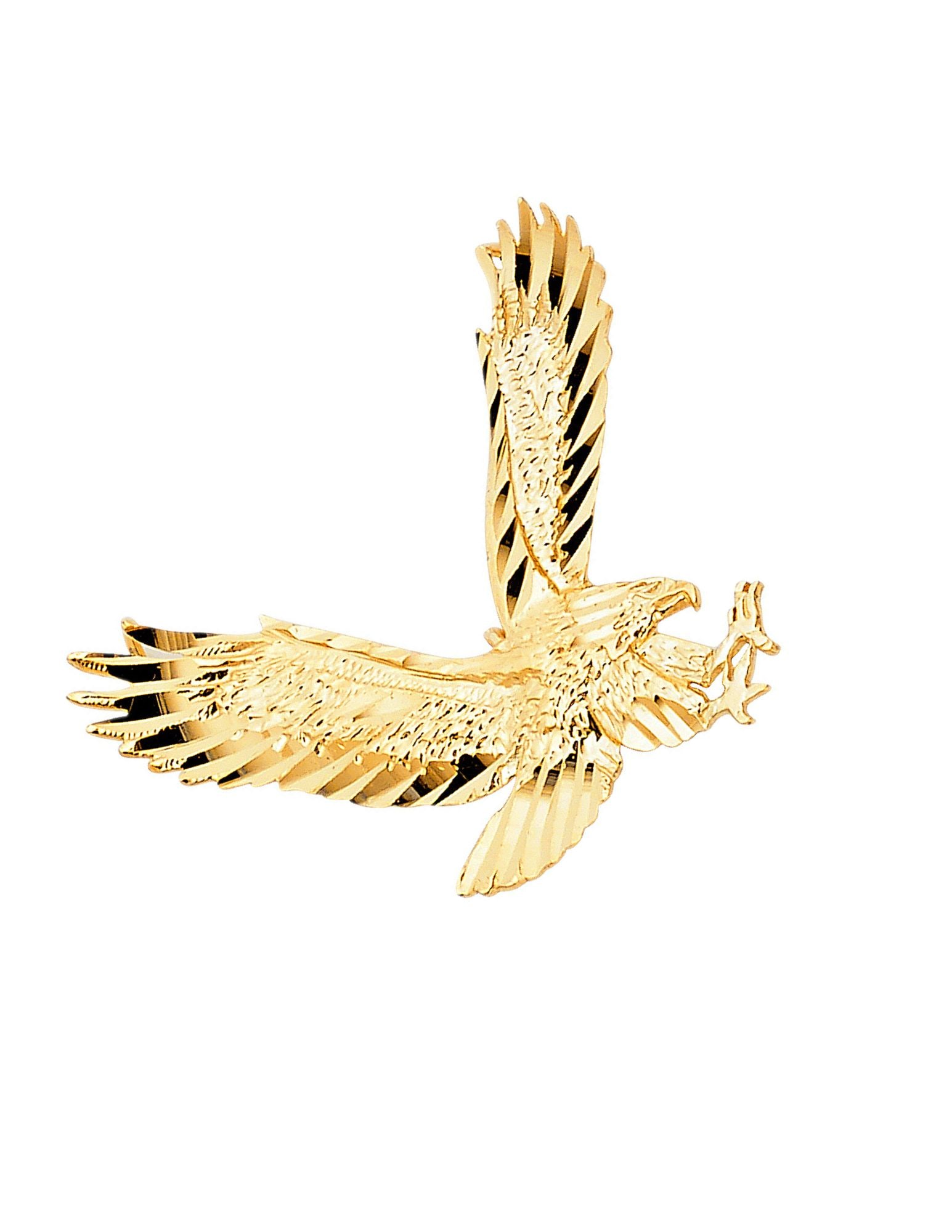14KY EAGLE PENDANT - 4