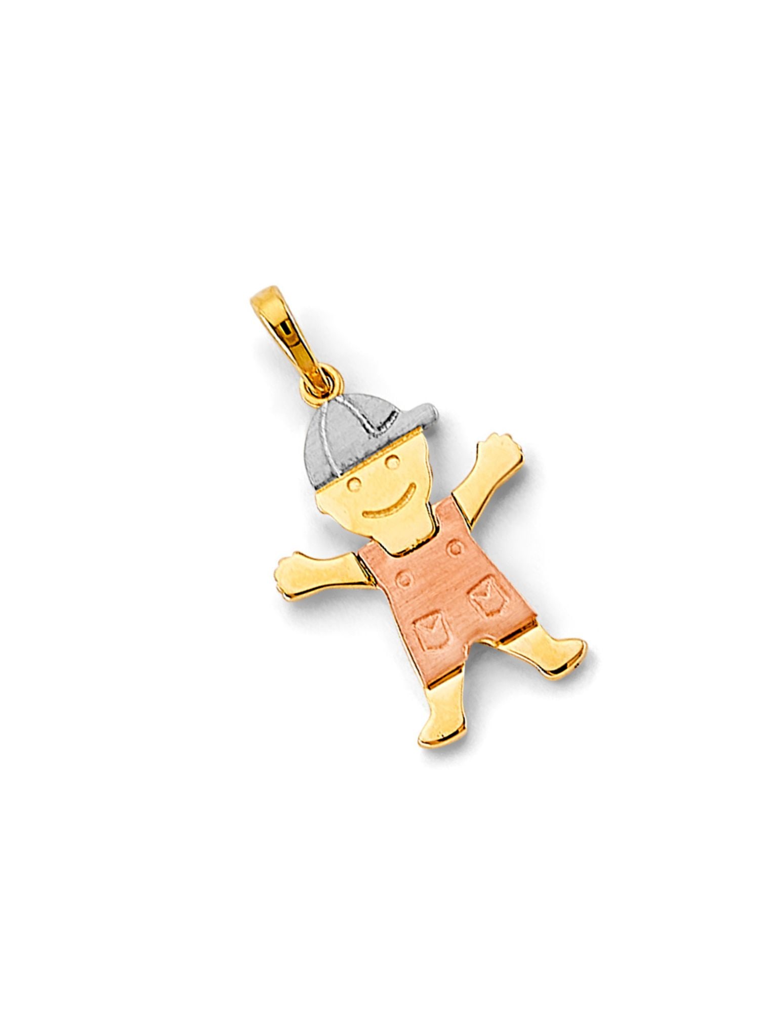14K 3C BOY PENDANT - 4