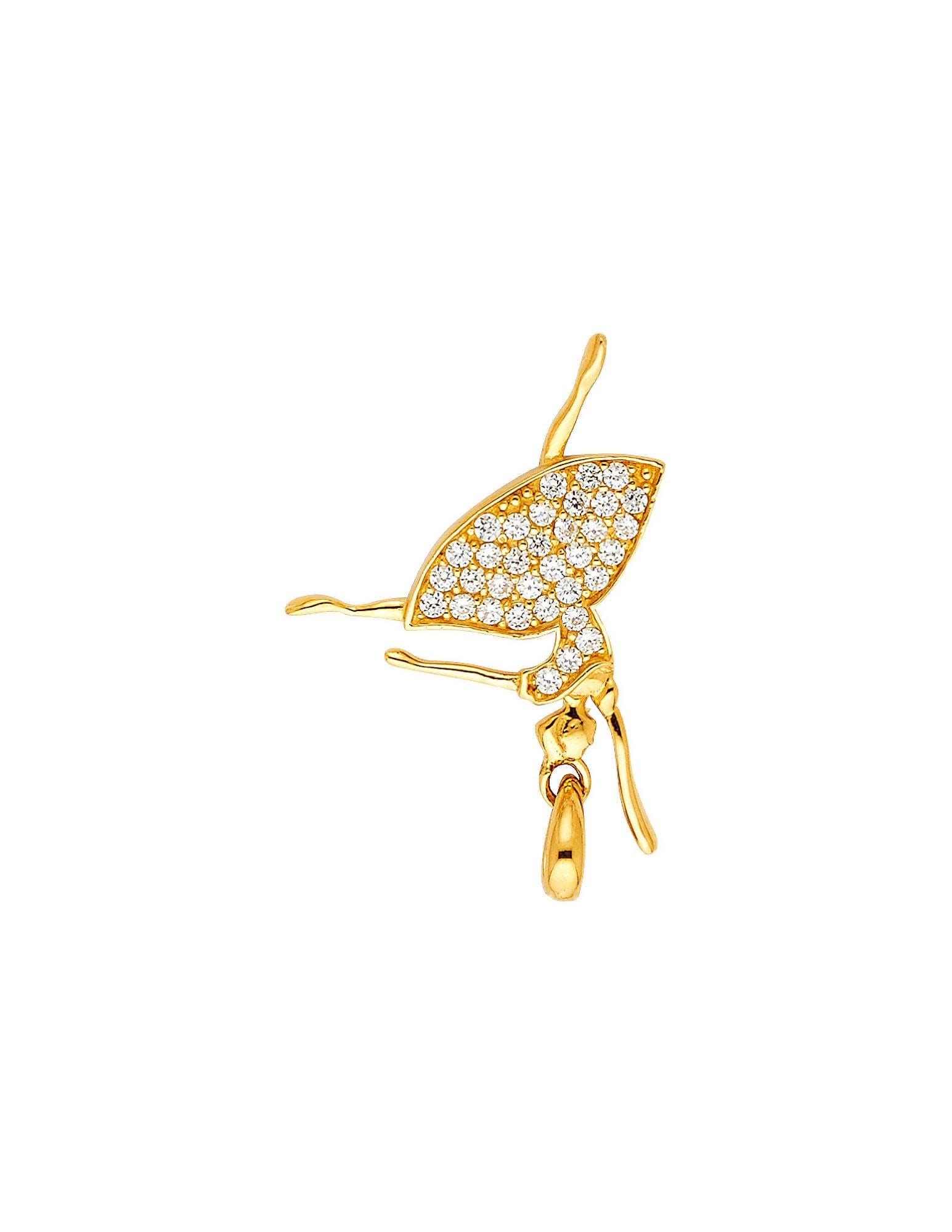 14KY CZ DANCING PENDANT - 3