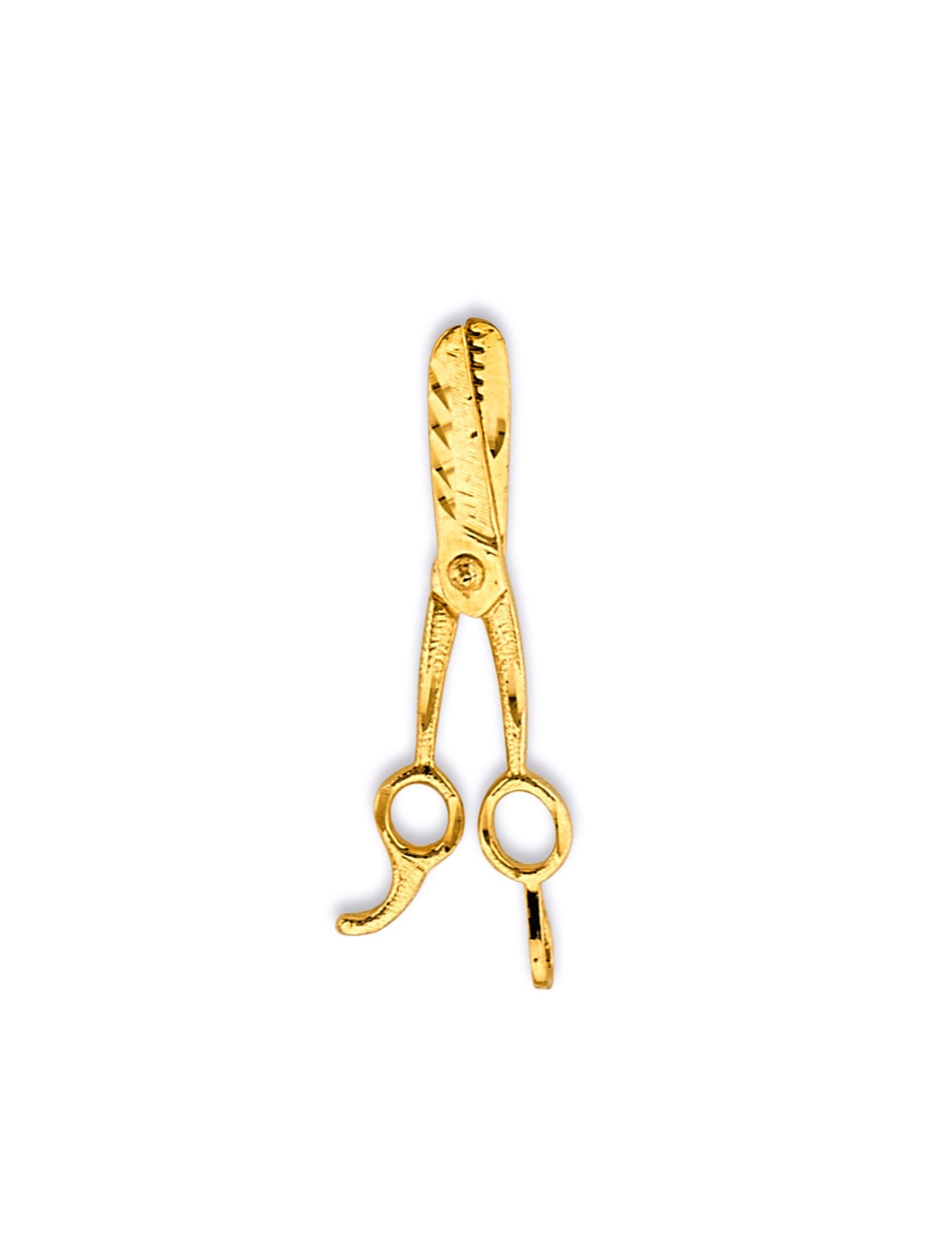 14KY SCISSORS PENDANT - 3