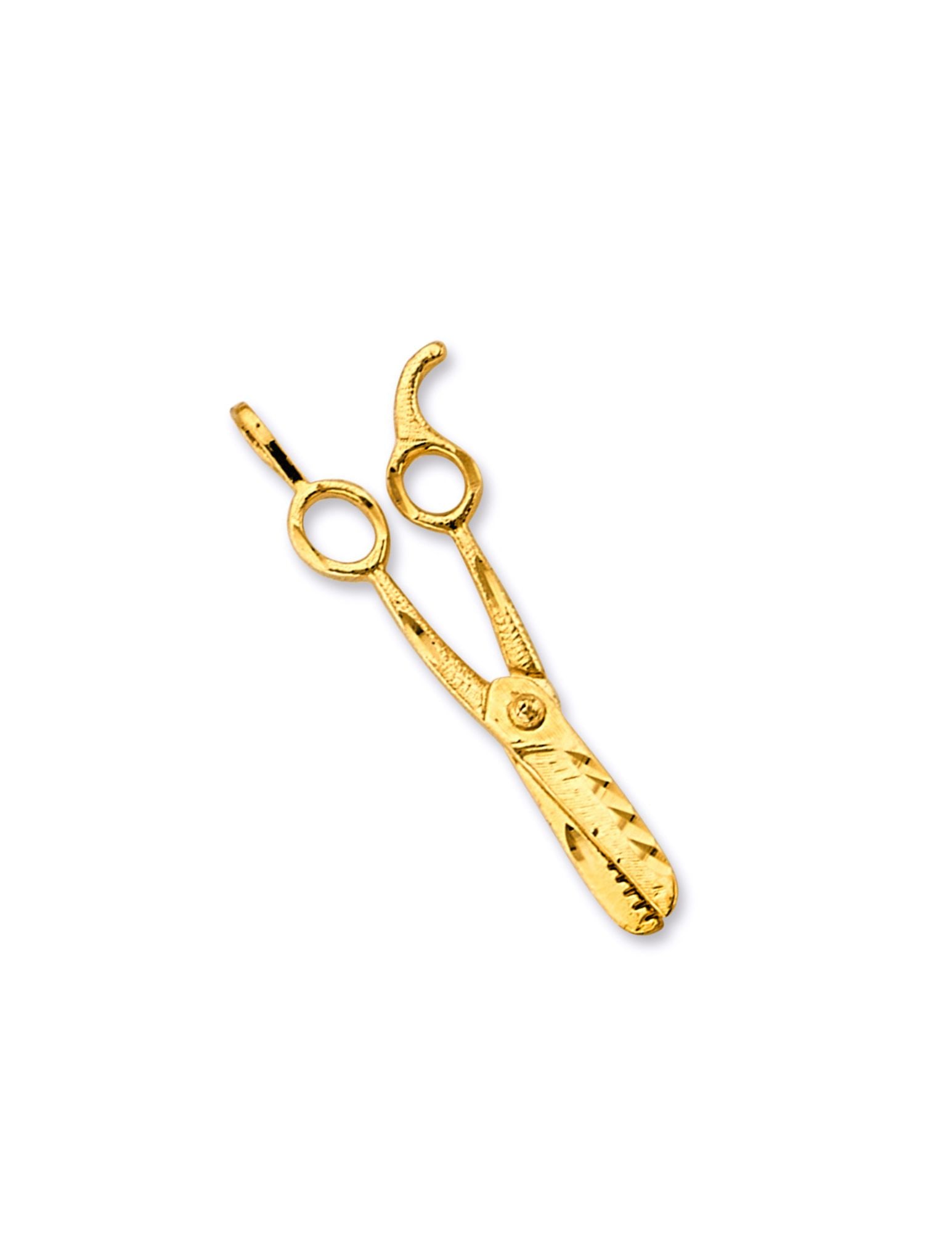 14KY SCISSORS PENDANT - 4