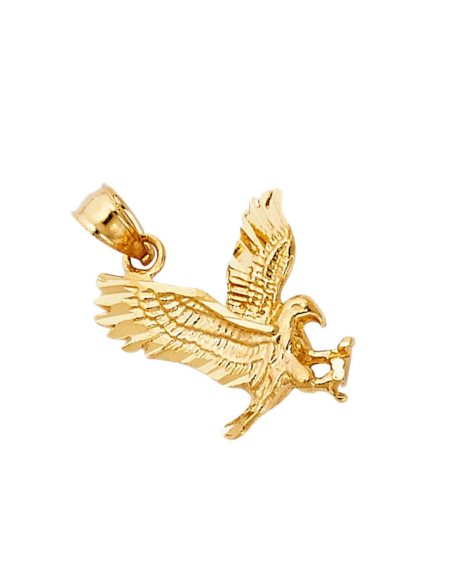 14KY EAGLE PENDANT - 4
