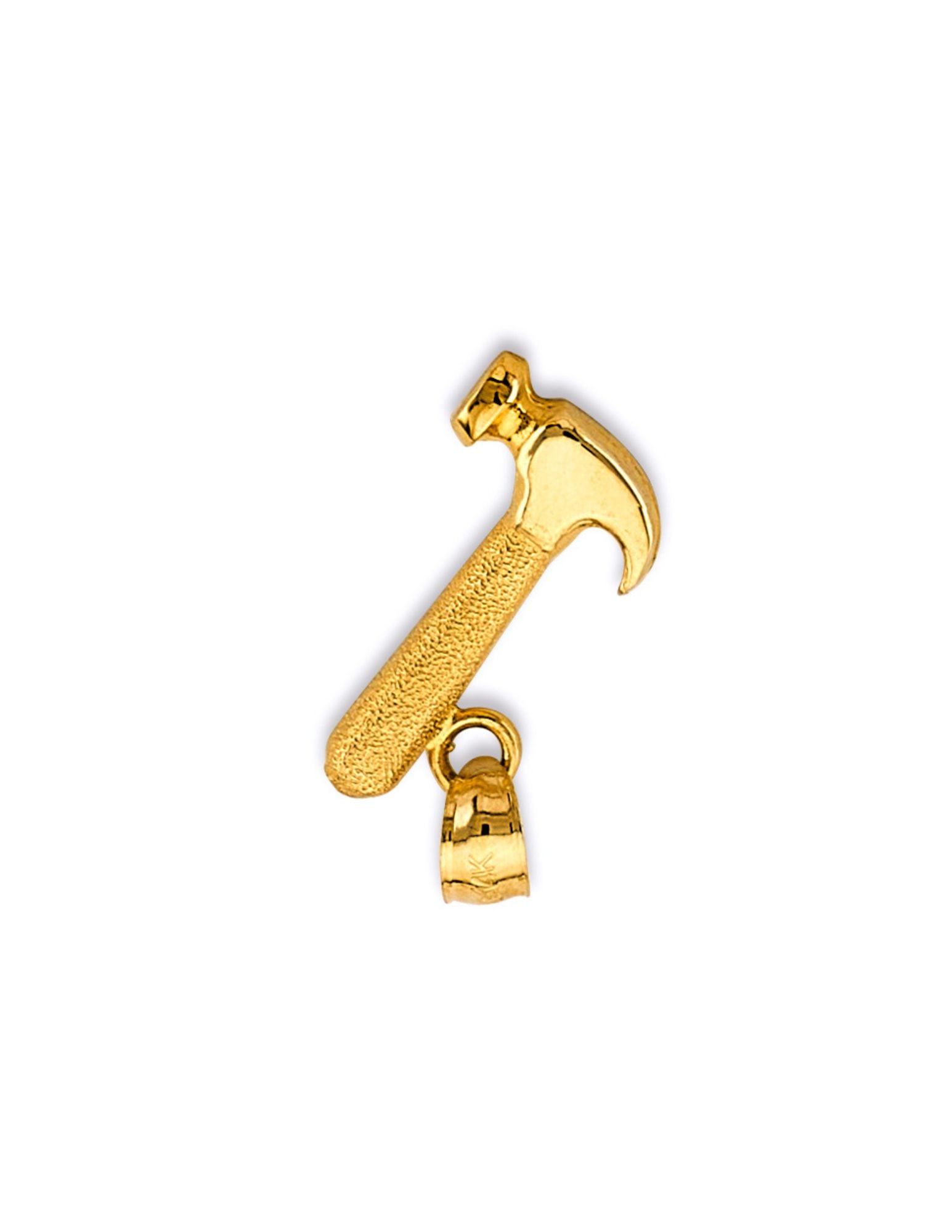 14KY HAMMER PENDANT - 3