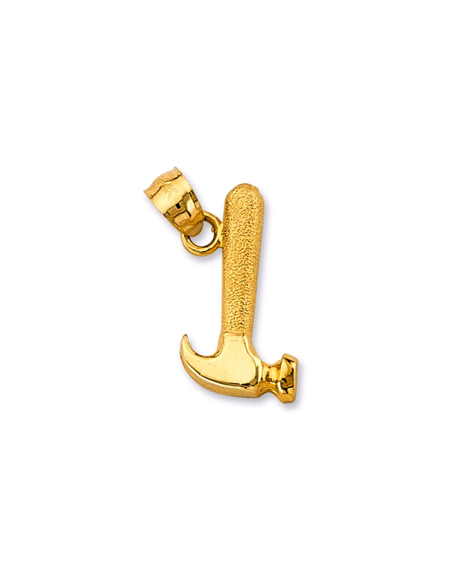 14KY HAMMER PENDANT - 4