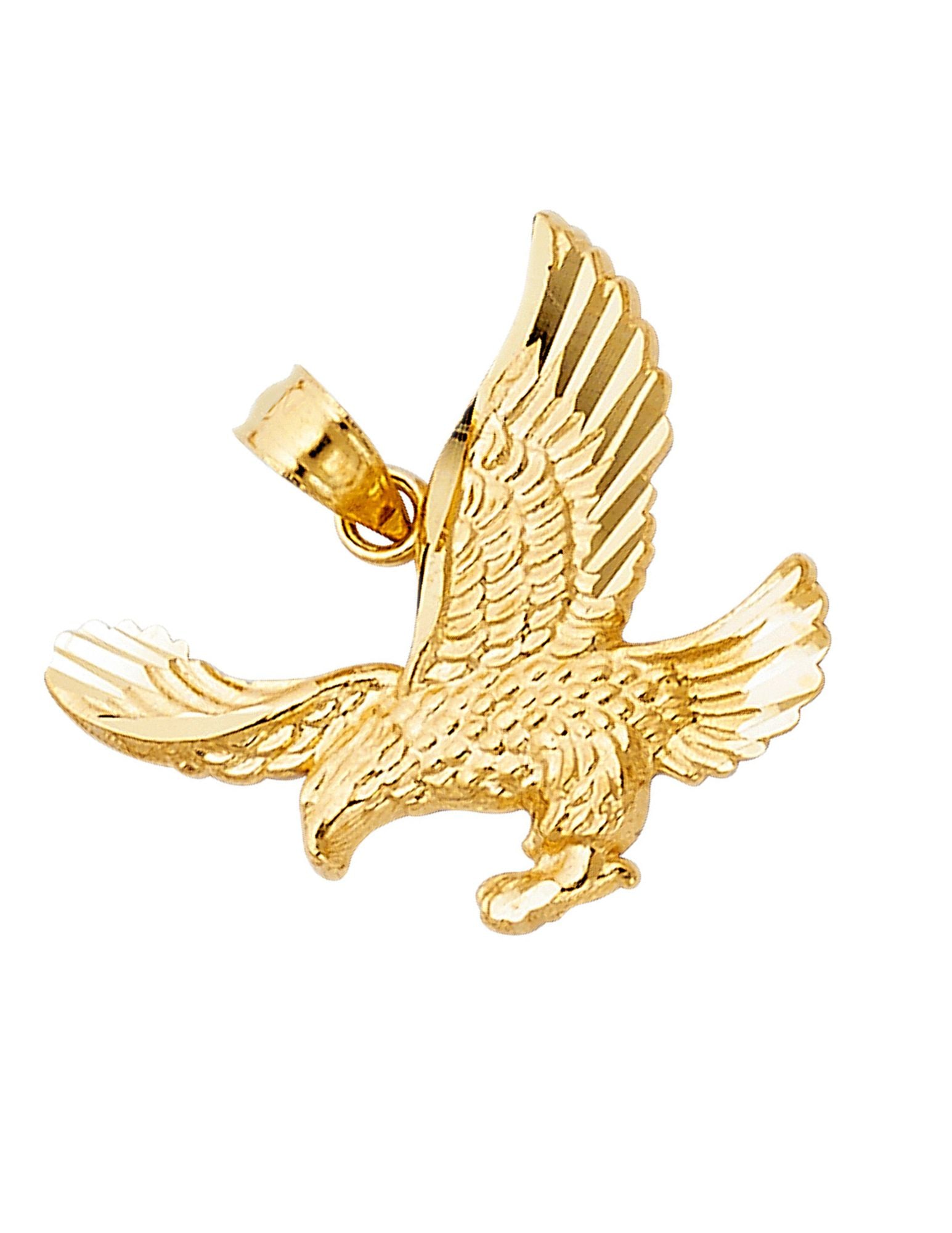 14KY EAGLE PENDANT - 4