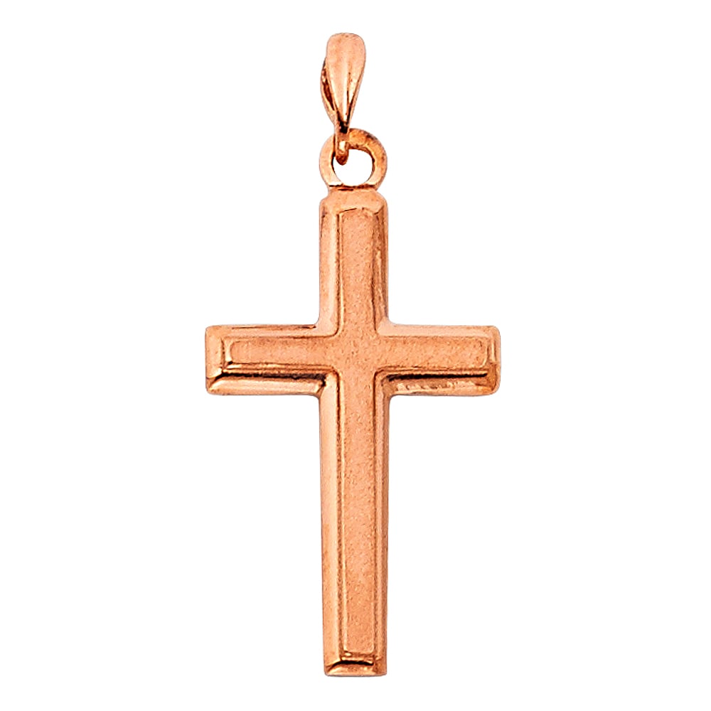 14K R LATIN DESIGN CROSS PENDANT (1 of 4)