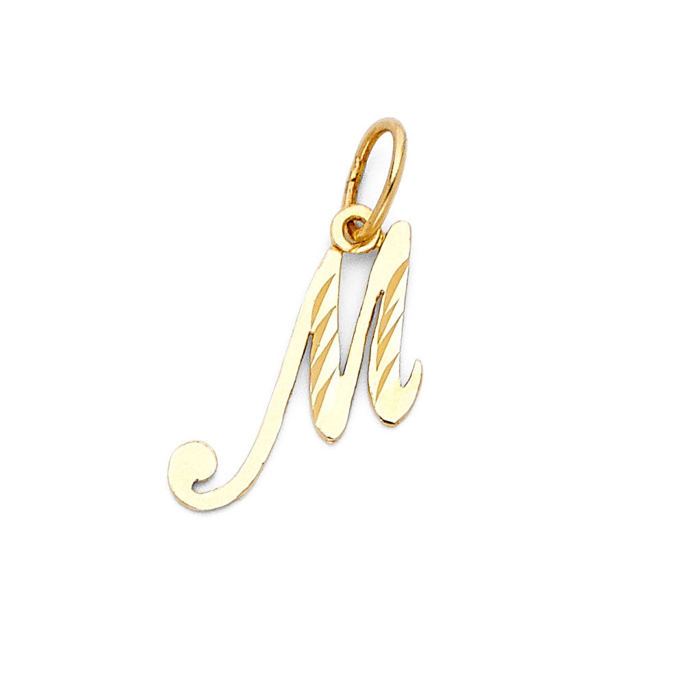 14KY INITIAL PENDANT: 14KY Initial Pendant Type: Pendant Material Type: 14k Gold Material Color: Yellow Avg. Weight: 0.42 Gr. Size: Height : 20 mm,Width : 12 mm Accessories: None Notice: When purchasing pre-owned goods,