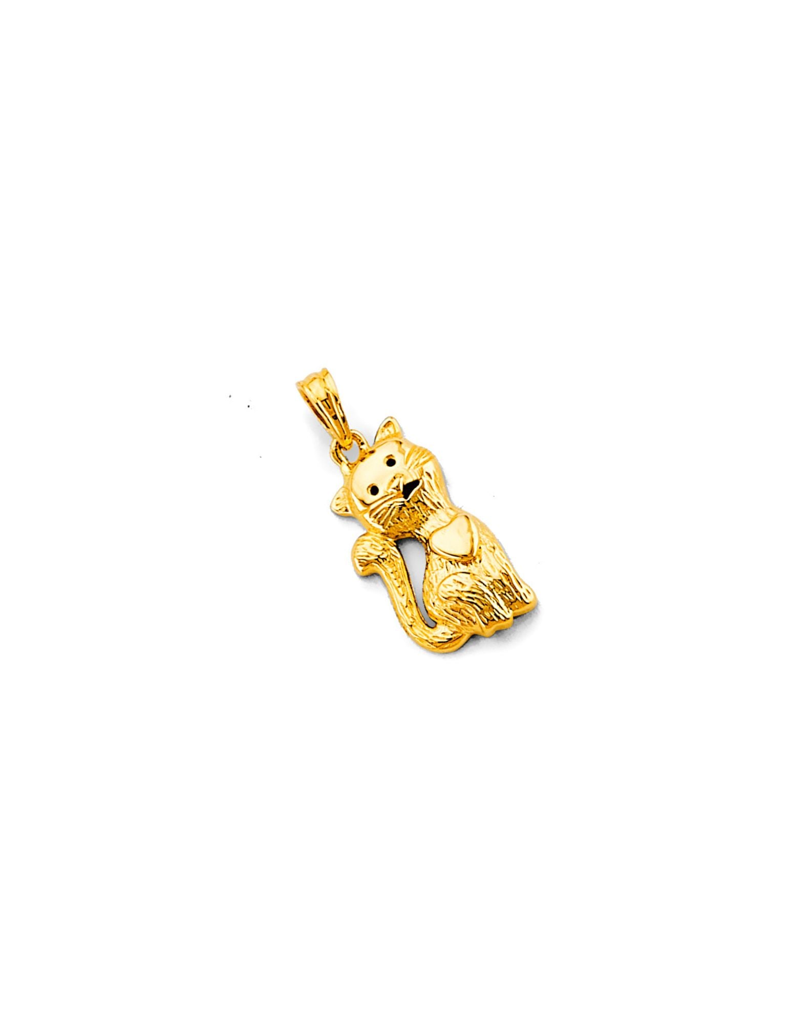 14KY CAT PENDANT - 4