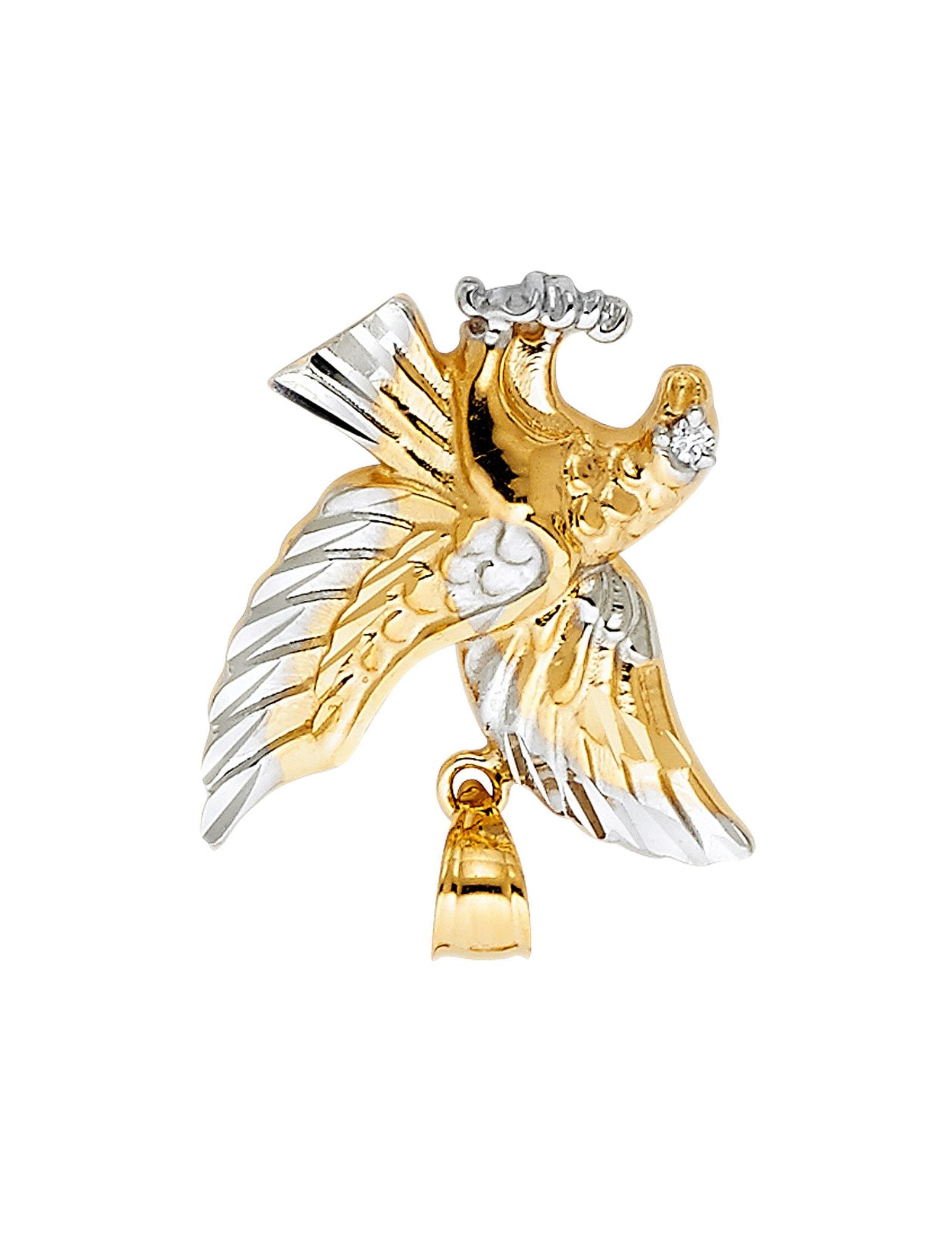 14K 2T EAGLE PENDANT - 3