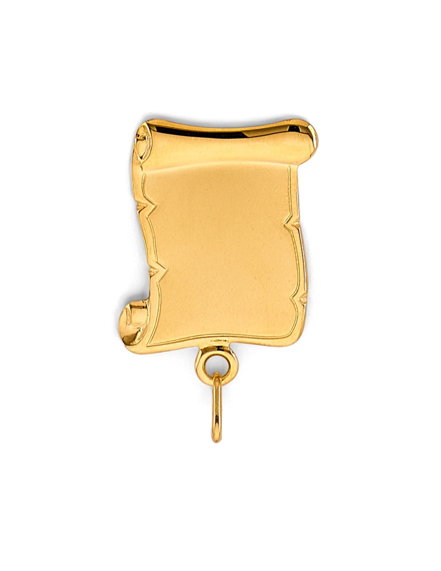 14KY ENGRAVABLE PLAIN PENDANT - 3