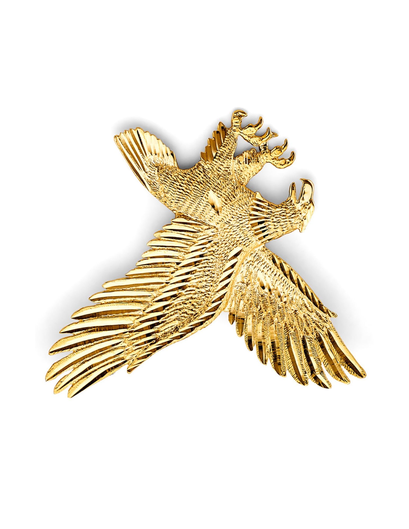 14KY BIG EAGLE PENDANT - 3