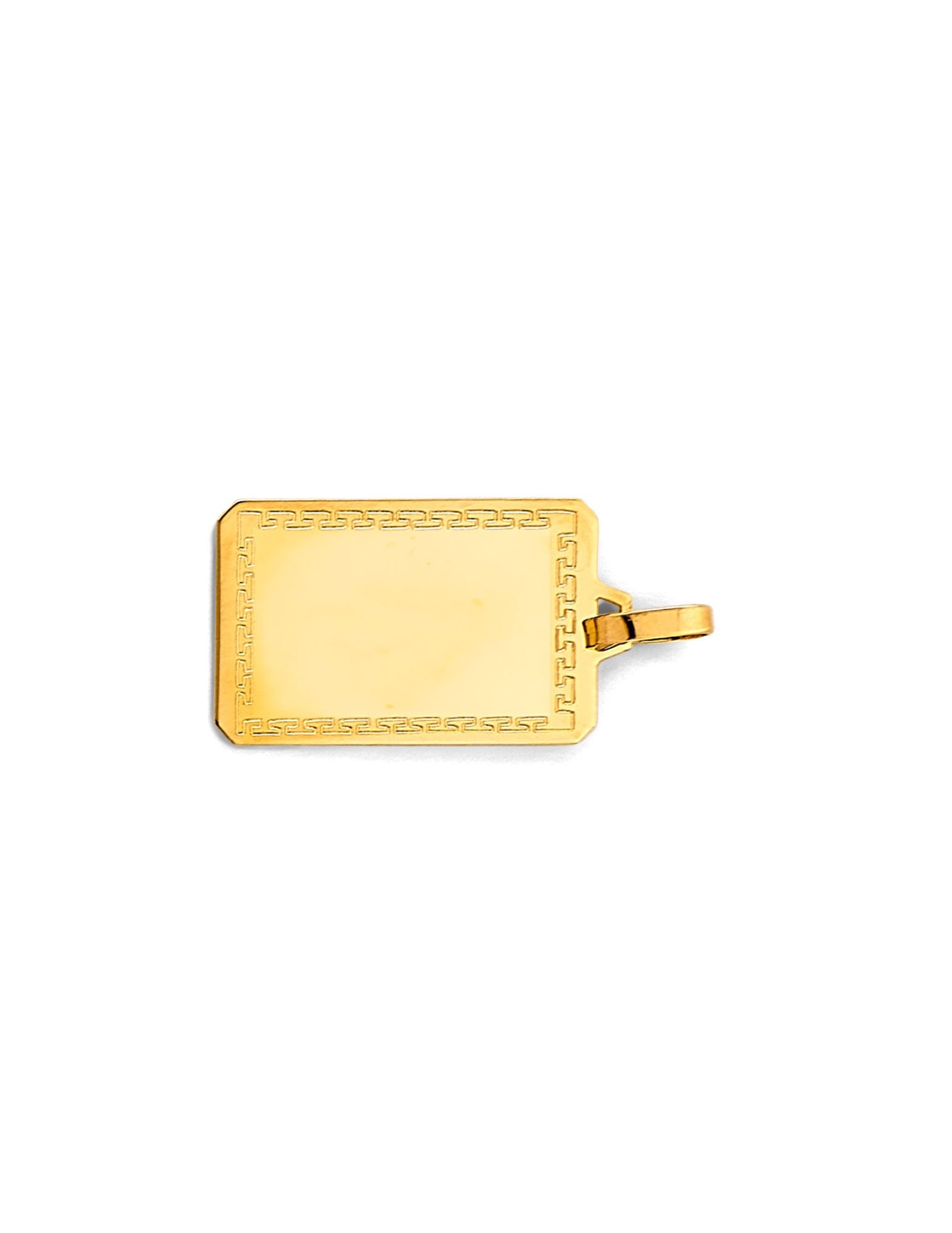 14KY ENGRAVABLE PLAIN PENDANT - 2