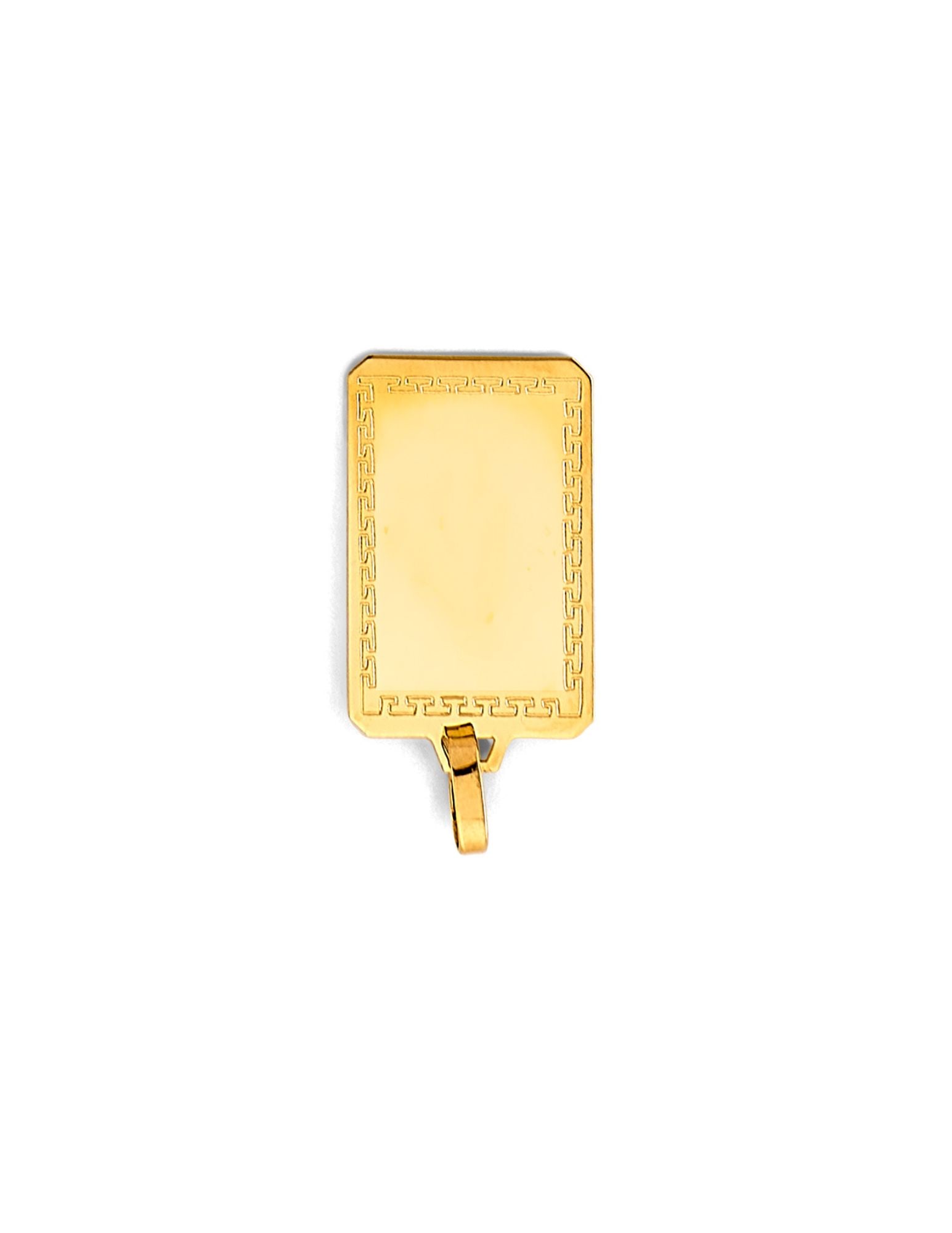 14KY ENGRAVABLE PLAIN PENDANT - 3