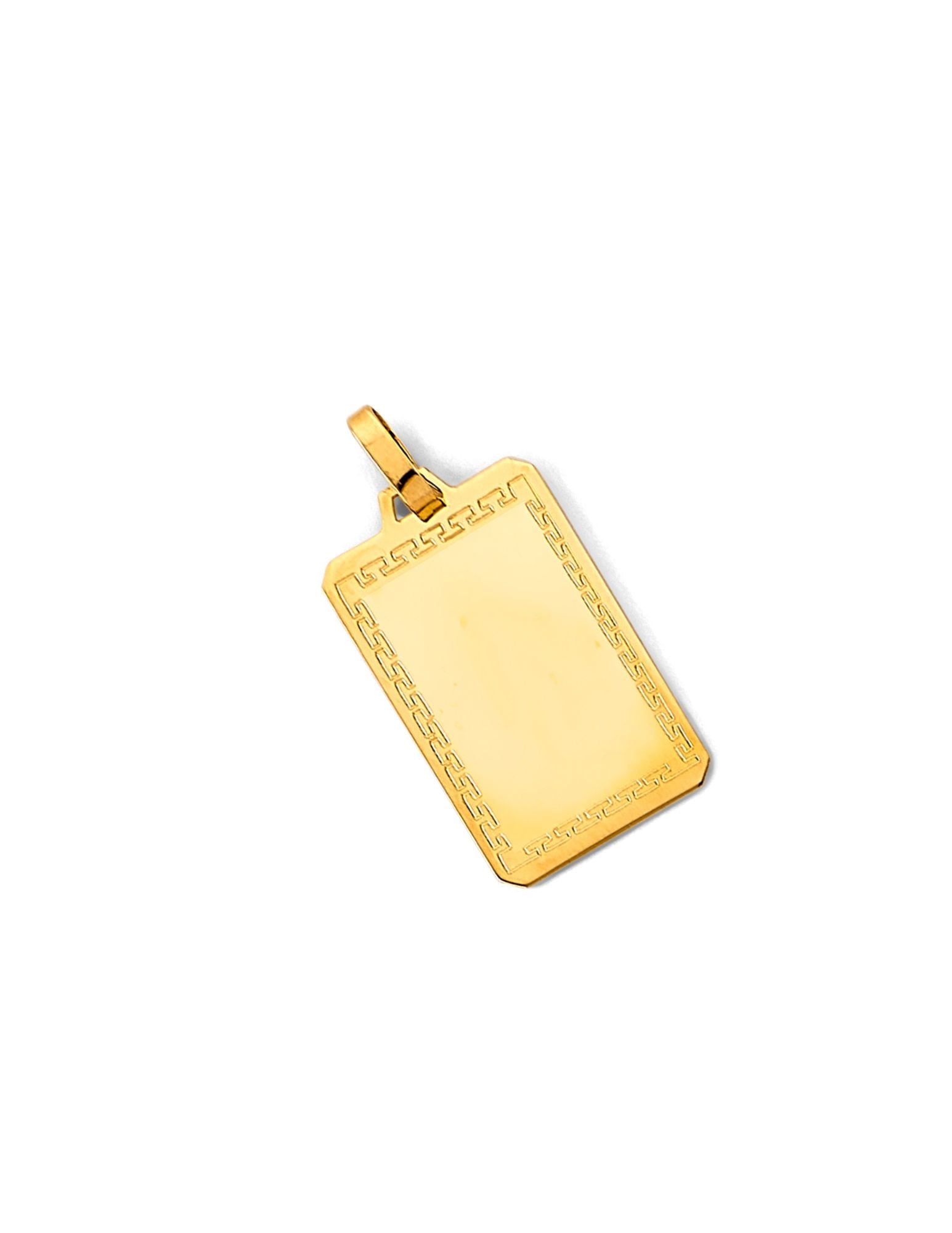 14KY ENGRAVABLE PLAIN PENDANT - 4