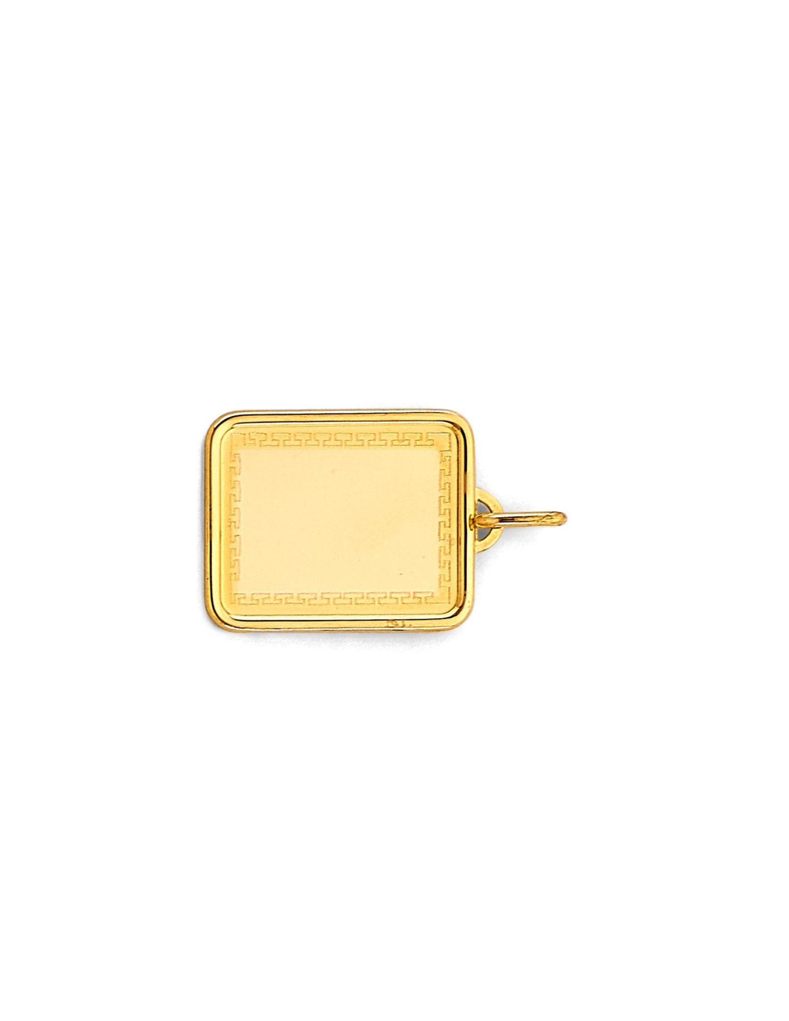 14KY ENGRAVABLE PLAIN PENDANT - 2