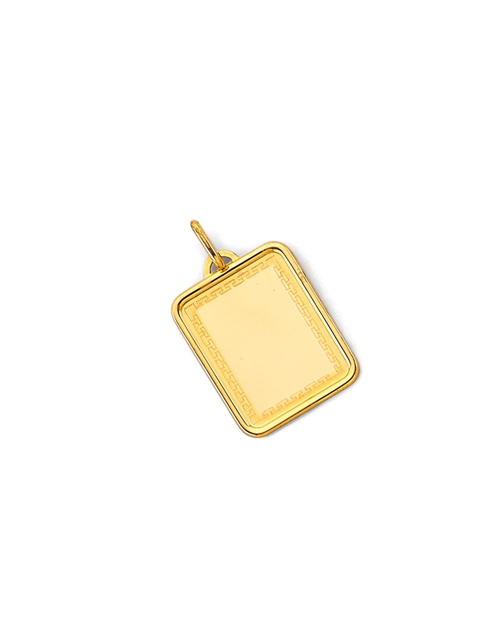 14KY ENGRAVABLE PLAIN PENDANT - 4