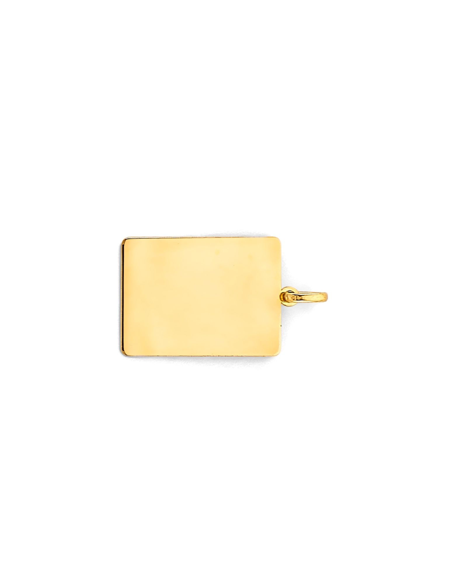 14KY ENGRAVABLE PLAIN PENDANT - 2
