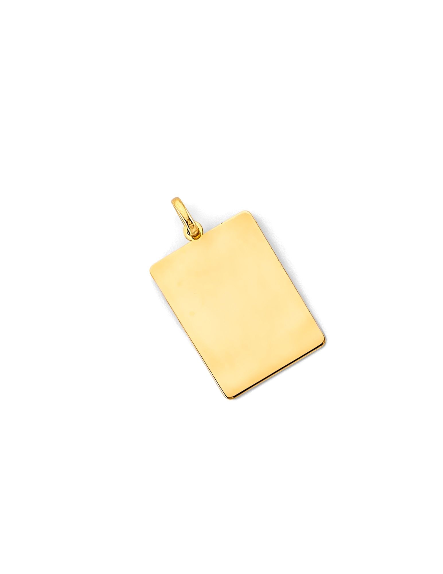 14KY ENGRAVABLE PLAIN PENDANT - 4