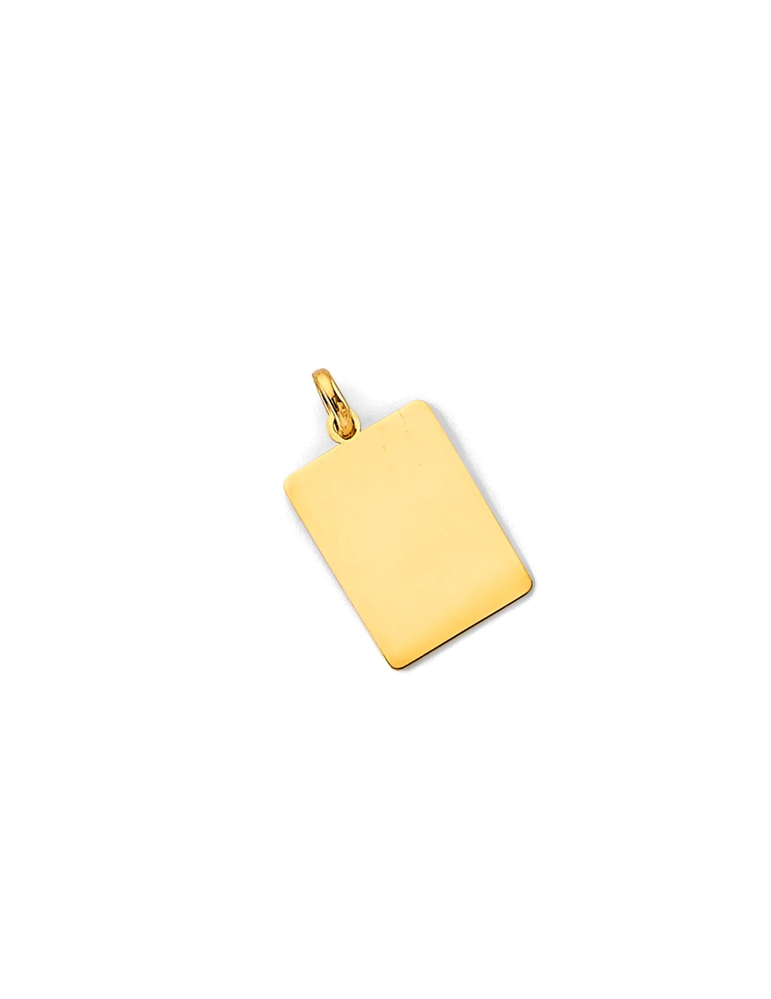 14KY ENGRAVABLE PLAIN PENDANT - 4
