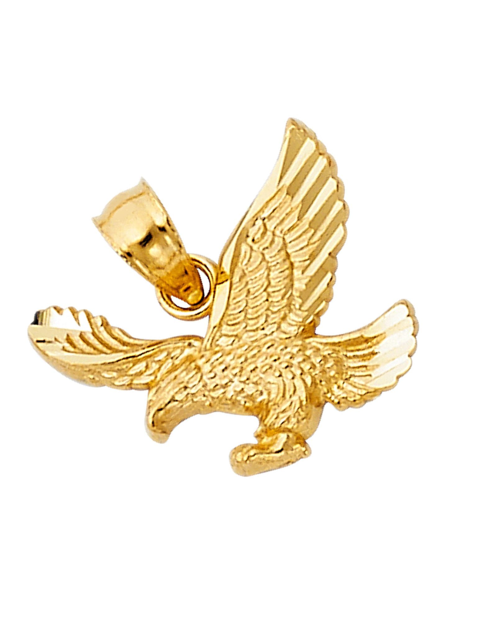 14KY EAGLE PENDANT - 4