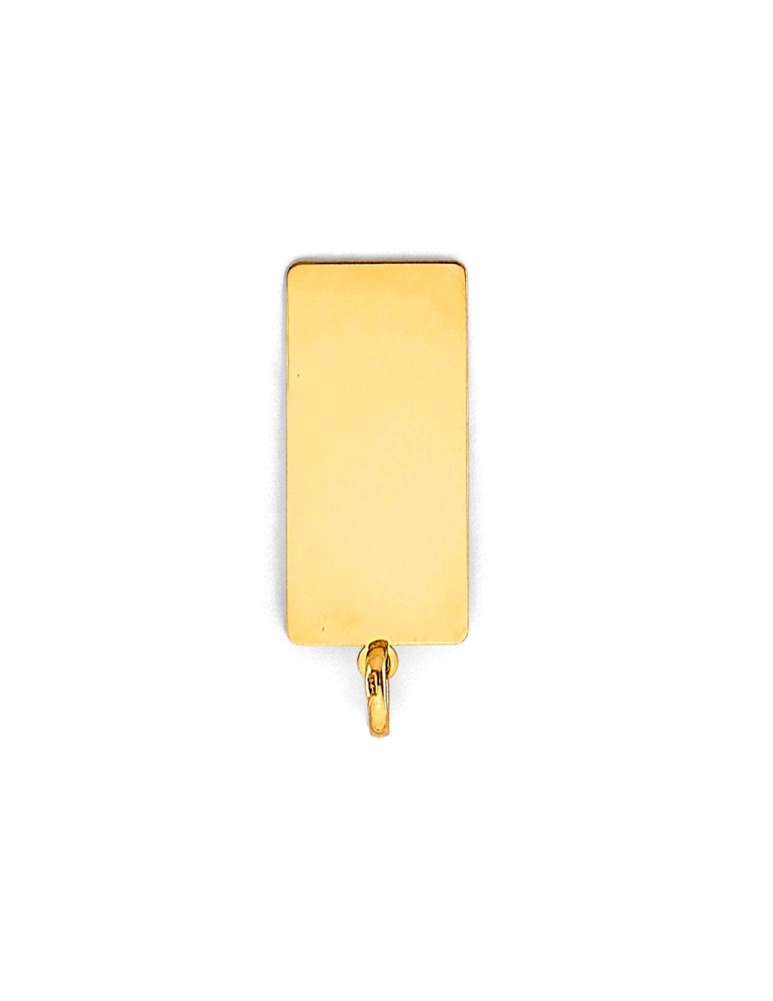 14KY ENGRAVABLE PLAIN PENDANT - 3