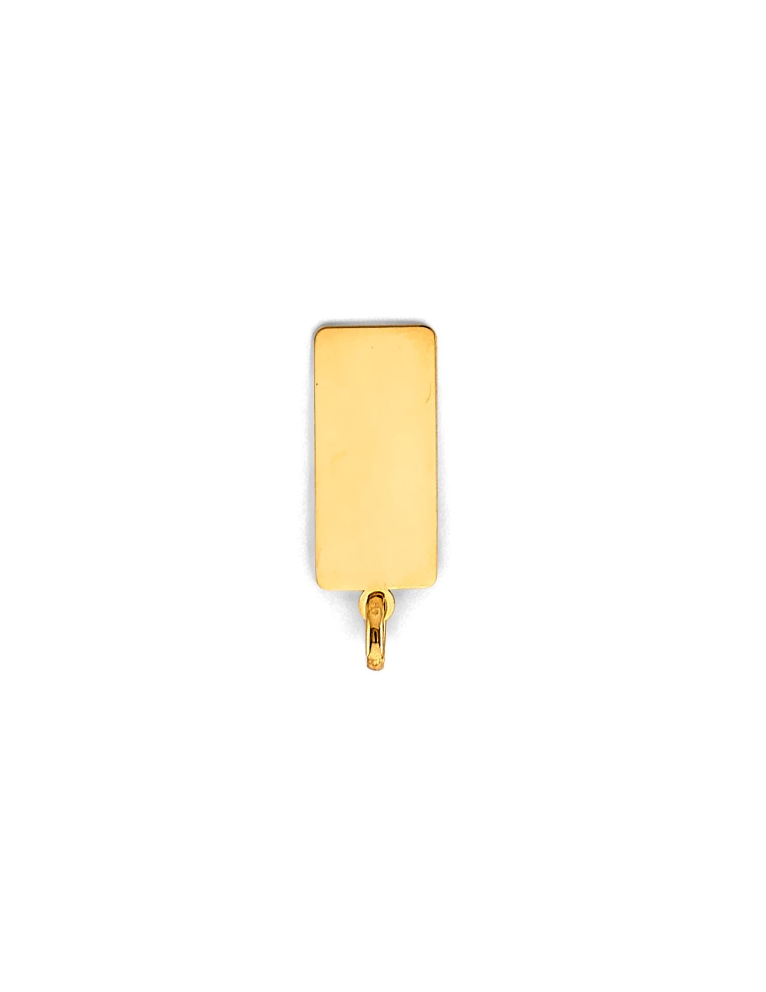 14KY ENGRAVABLE PLAIN PENDANT - 3