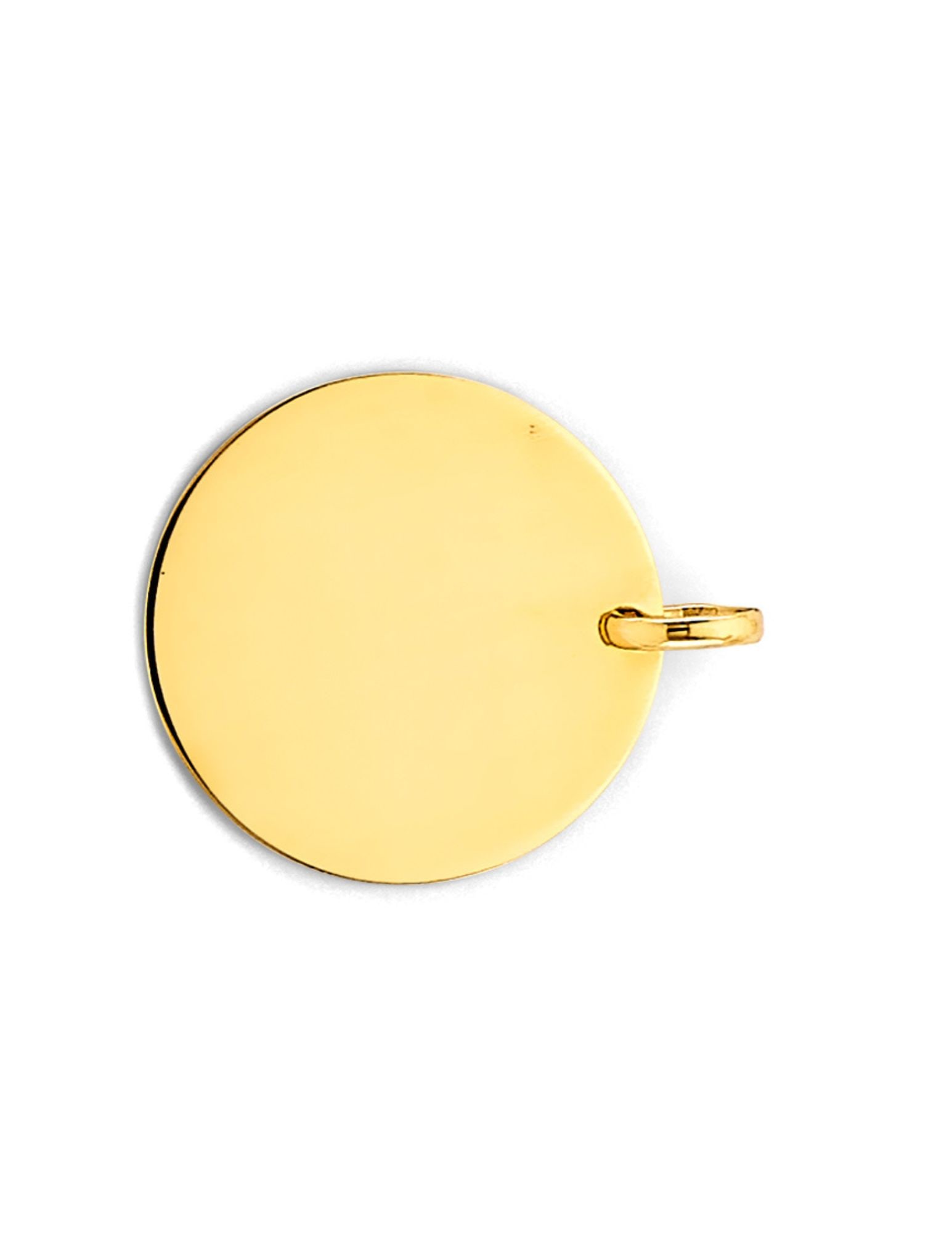 14KY ENGRAVABLE PLAIN PENDANT - 2