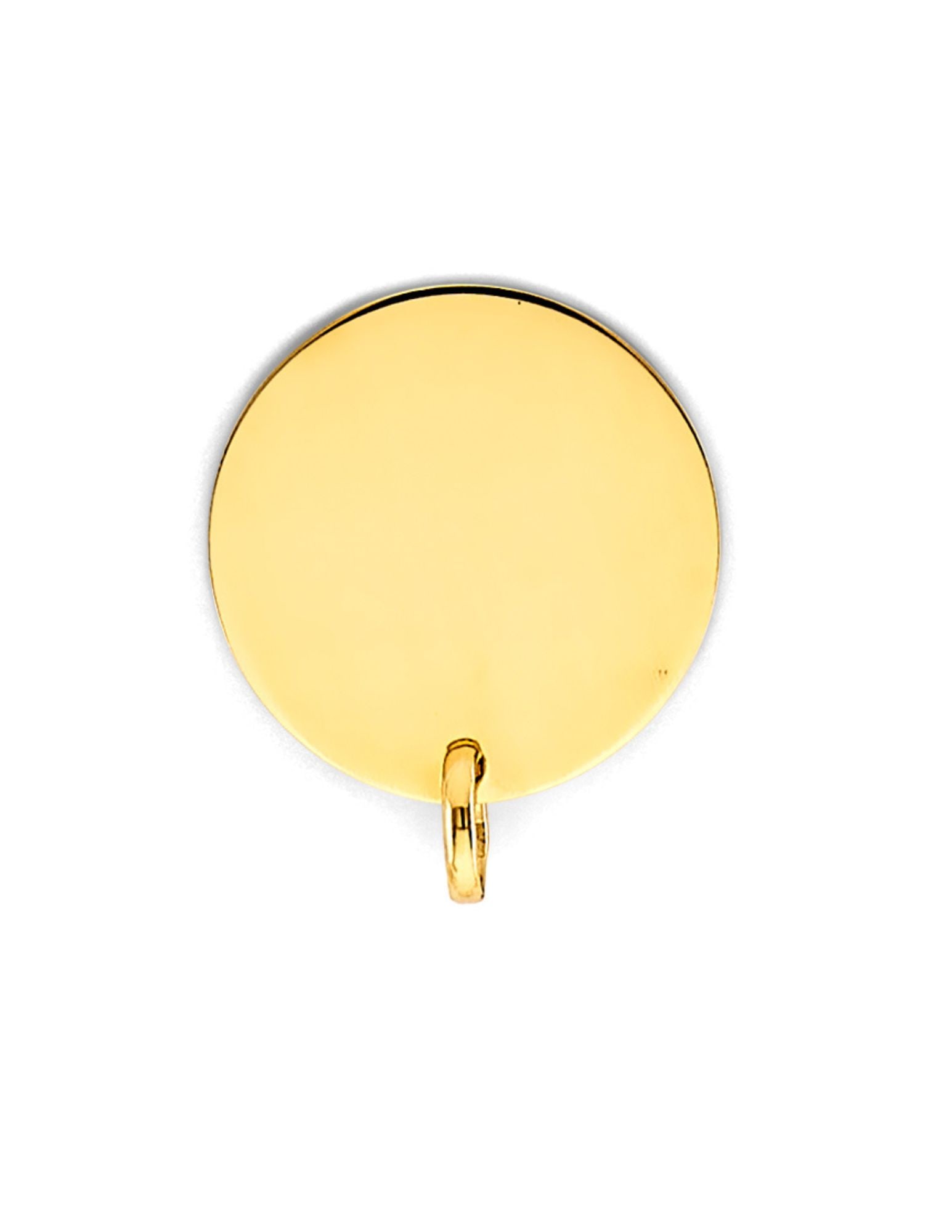 14KY ENGRAVABLE PLAIN PENDANT - 3