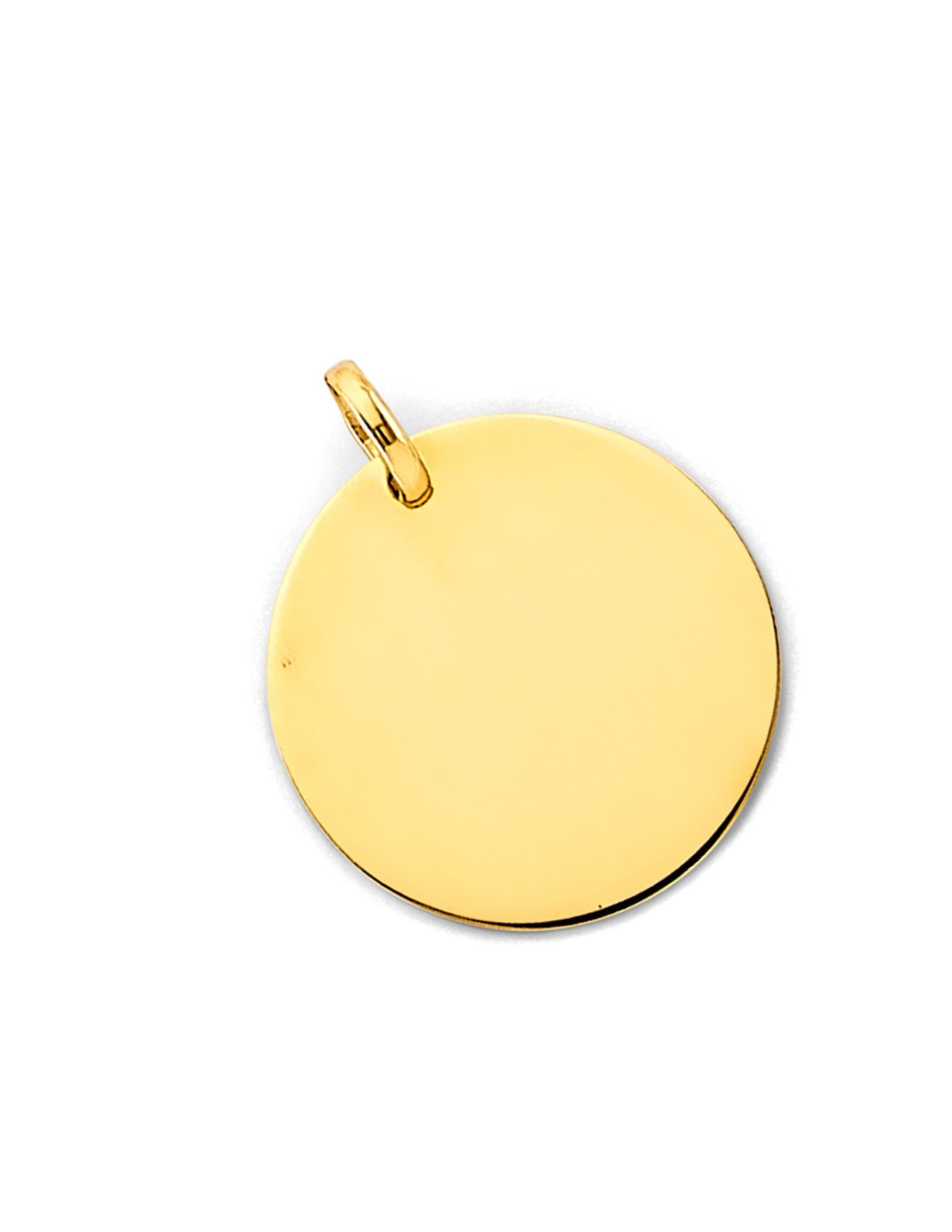 14KY ENGRAVABLE PLAIN PENDANT - 4