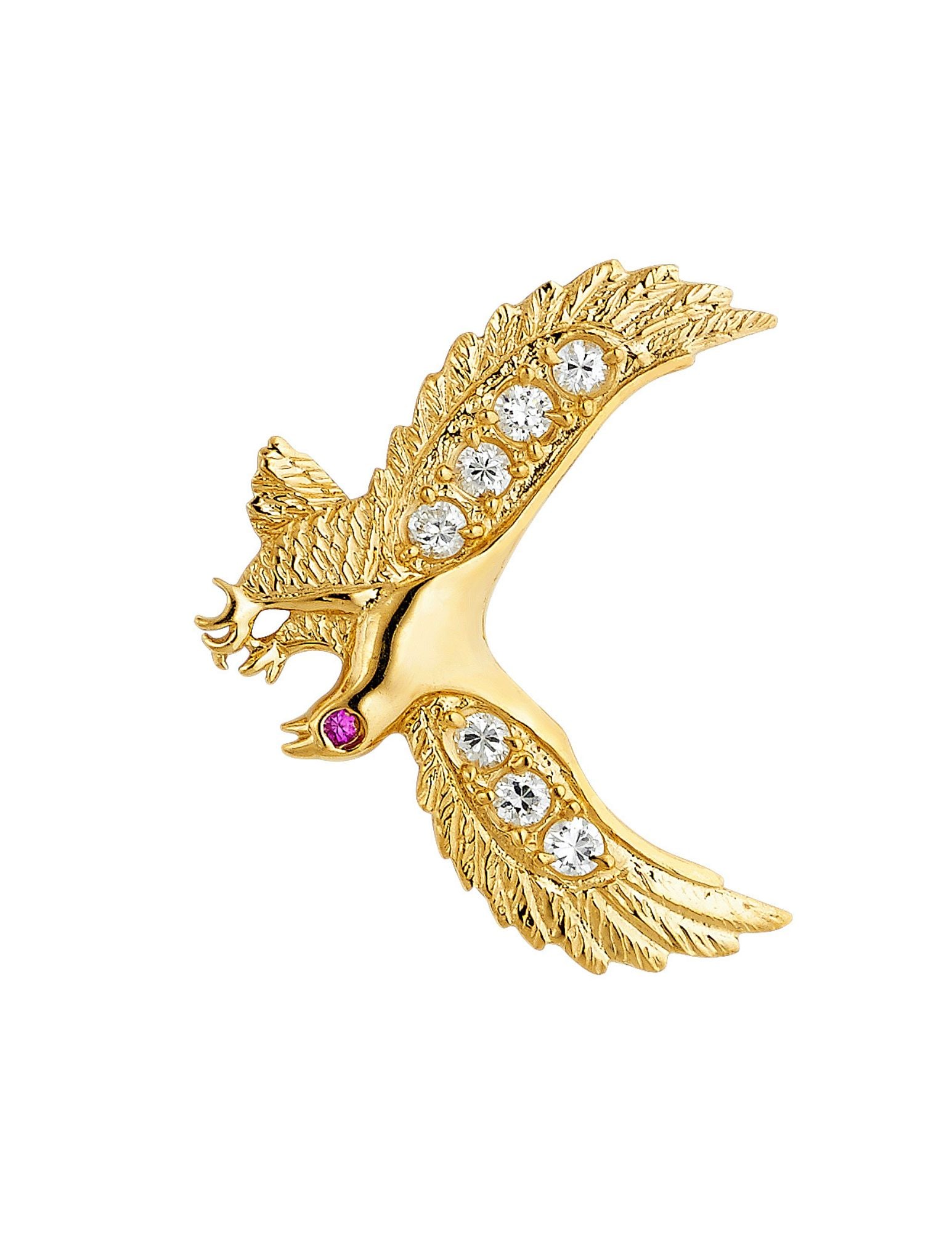 14KY CZ EAGLE PENDANT - 2