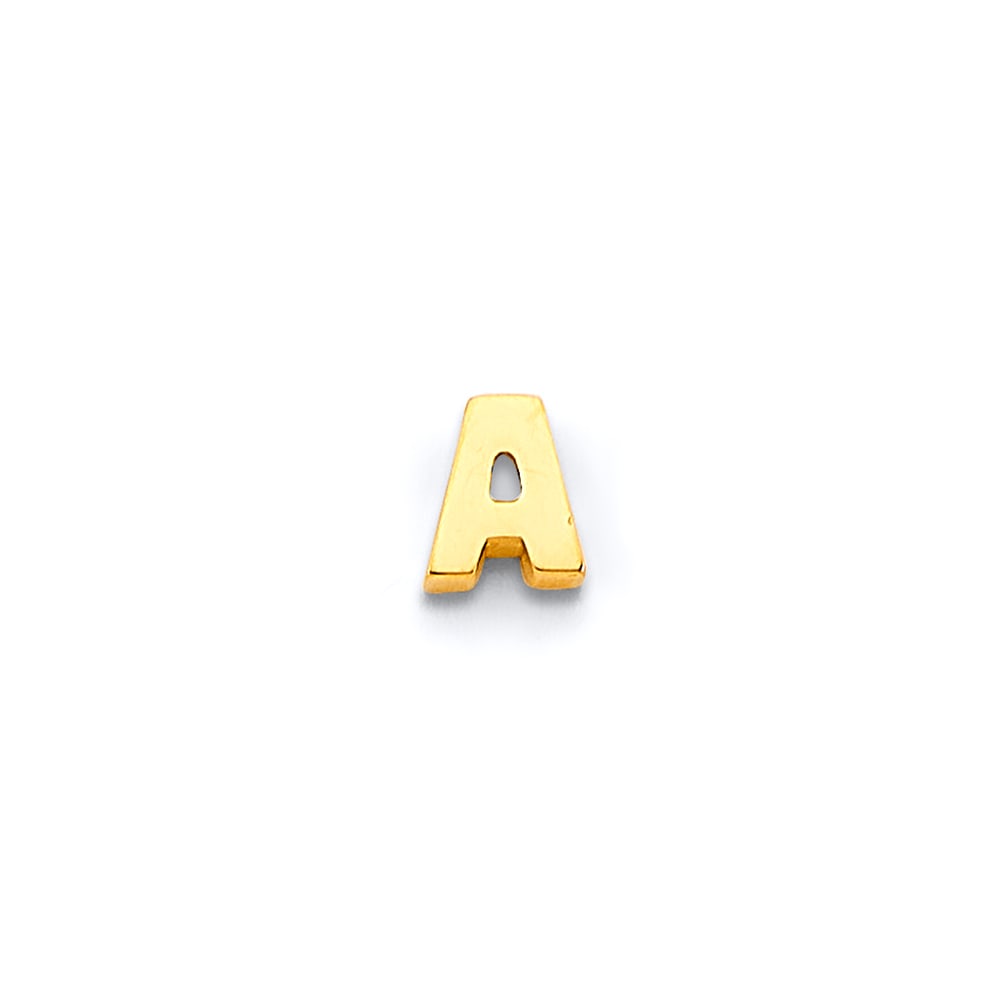 14KY INITIAL PENDANT: 14KY Initial Pendant Type: Pendant Material Type: 14k Gold Material Color: Yellow Avg. Weight: 0.4 Gr. Size: Height : 8 mm, Width : 7 mm Accessories: None Notice: When purchasing pre-owned goods,