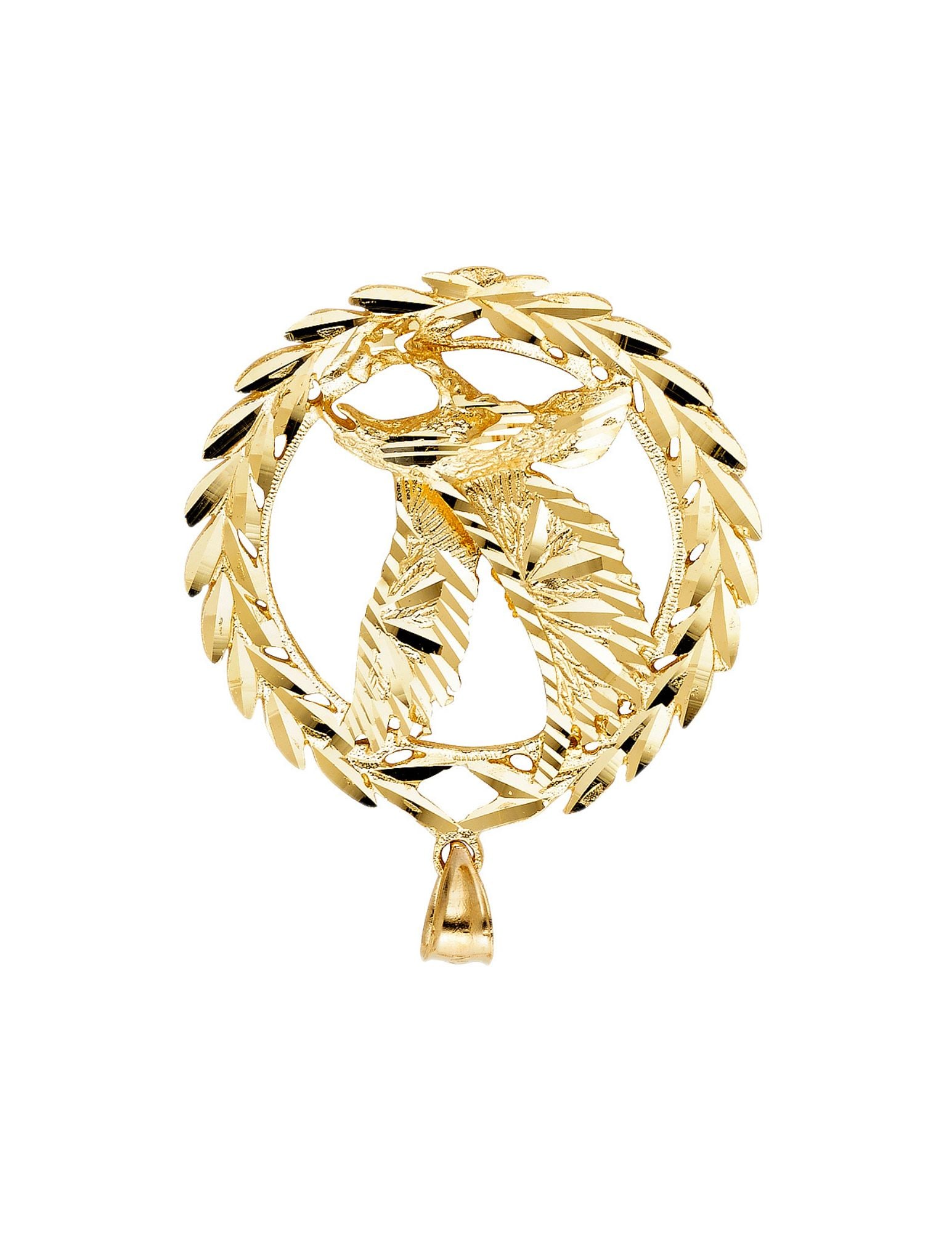 14KY EAGLE PENDANT - 3