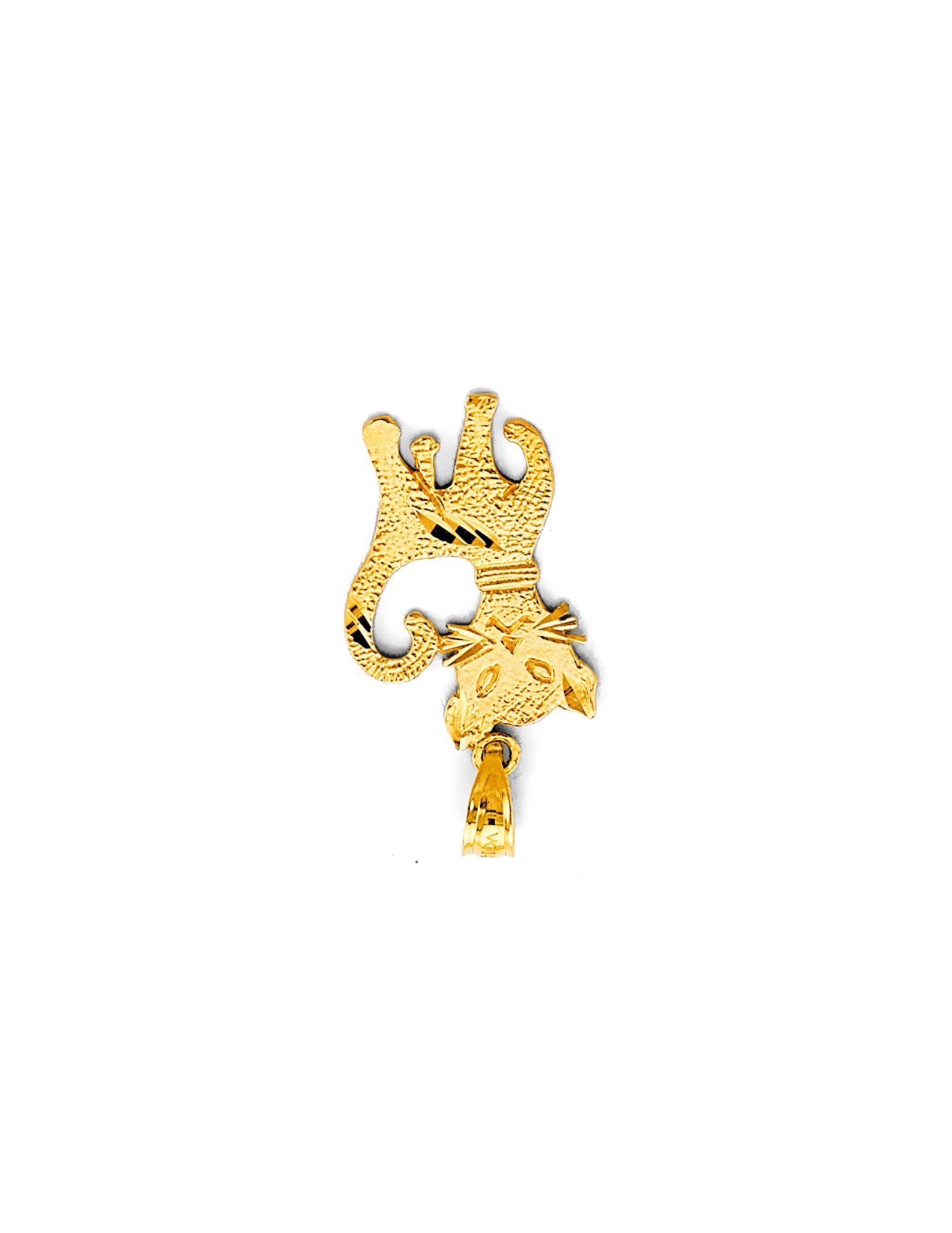 14KY CAT PENDANT - 3