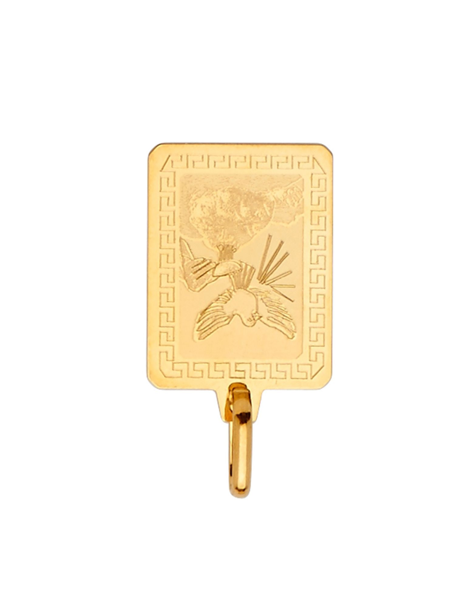 14KY BAPTISM PENDANT - 3