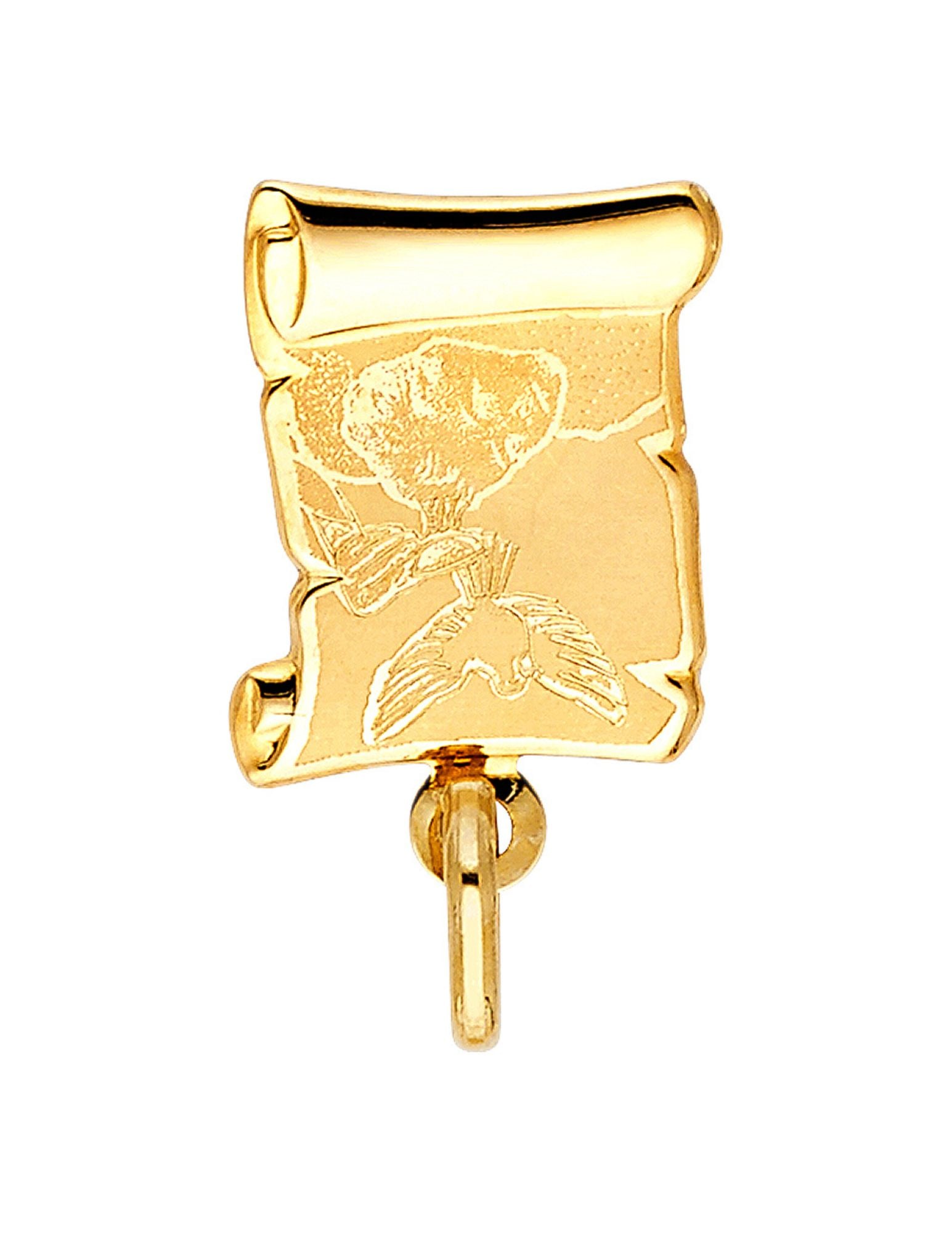 14KY BAPTISM PENDANT - 3