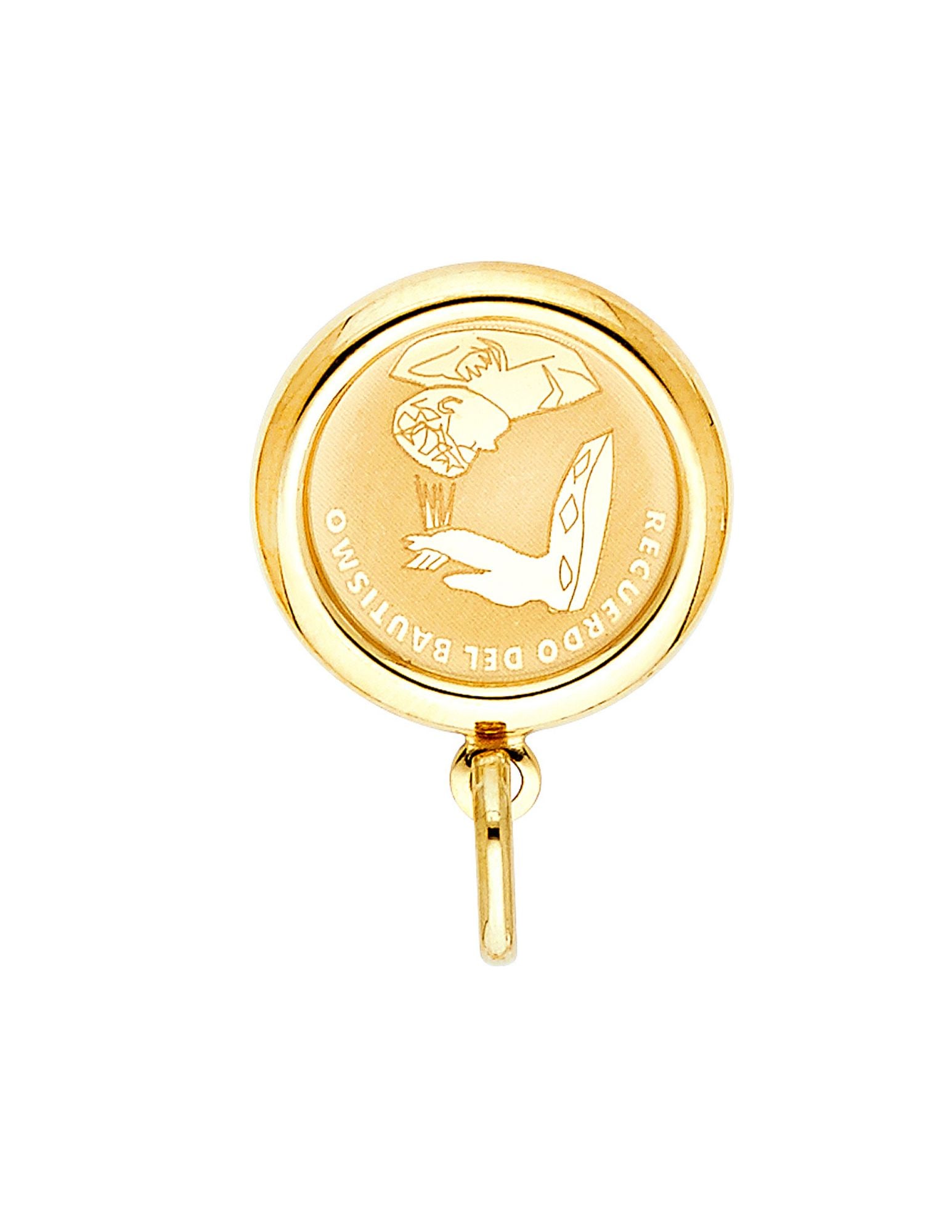 14KY BAPTISM PENDANT - 3