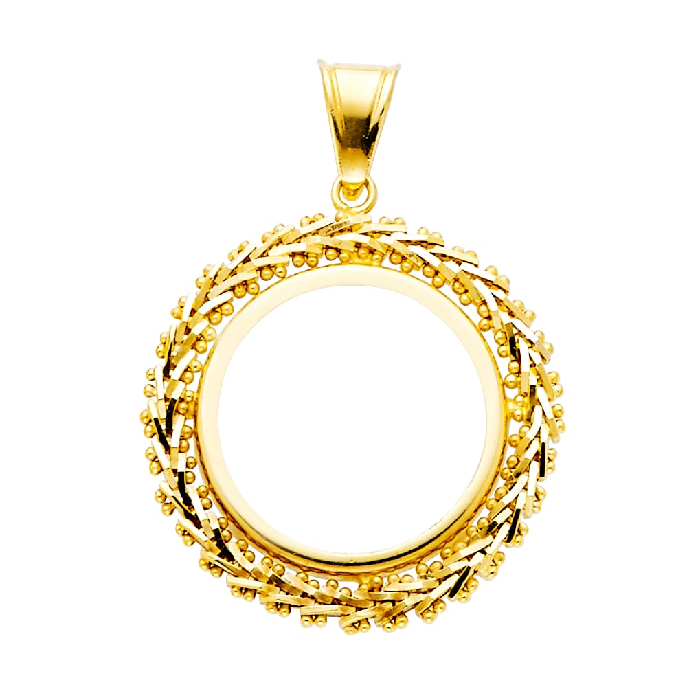 14KY PESOS BOLA PENDANT (1 of 4)