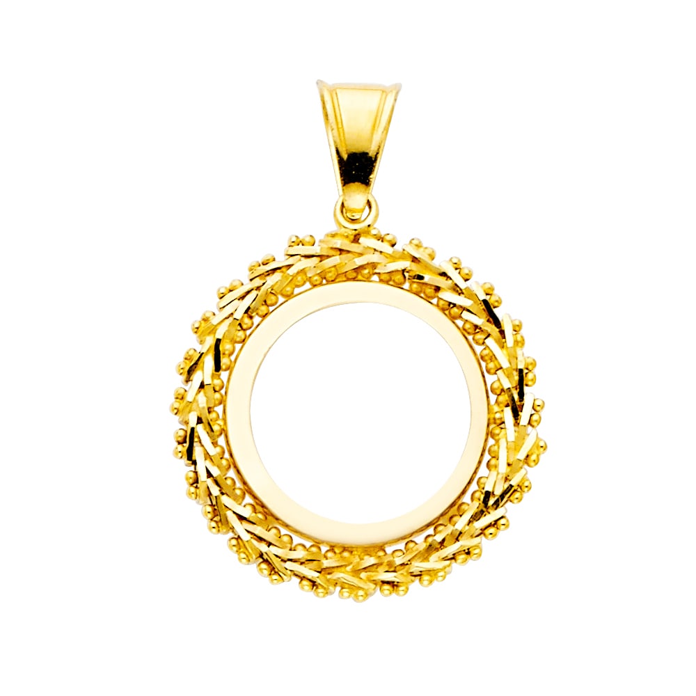14KY PESOS BOLA PENDANT (1 of 4)
