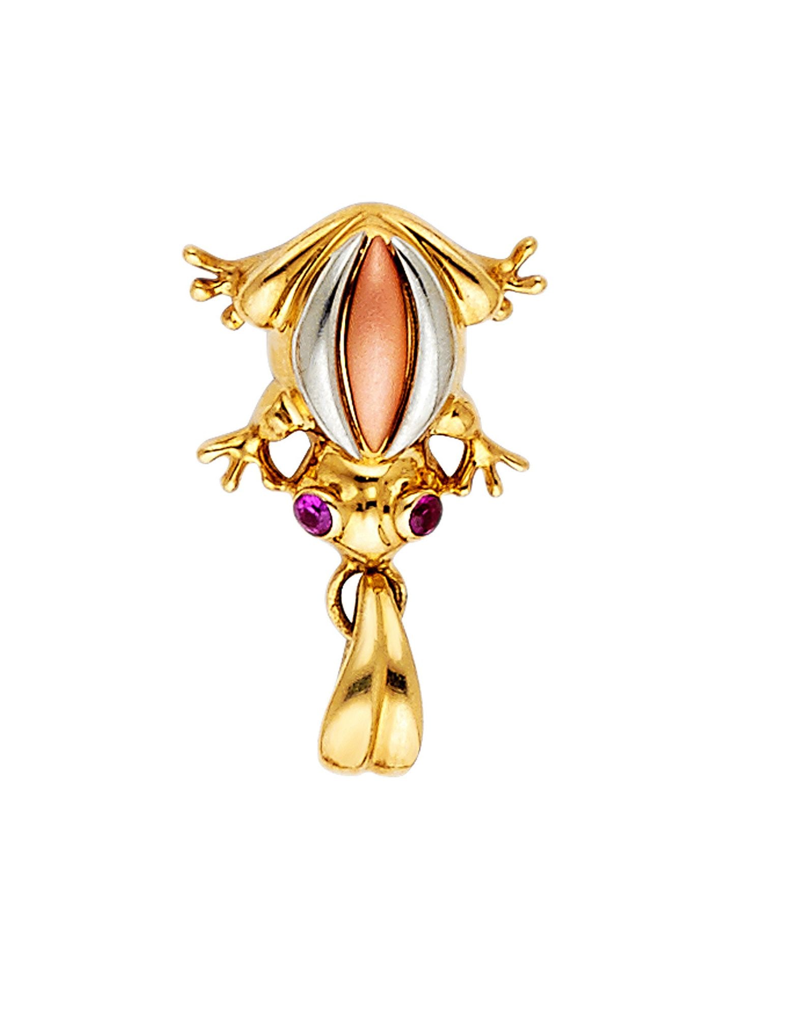 14KY FROG PENDANT - 3