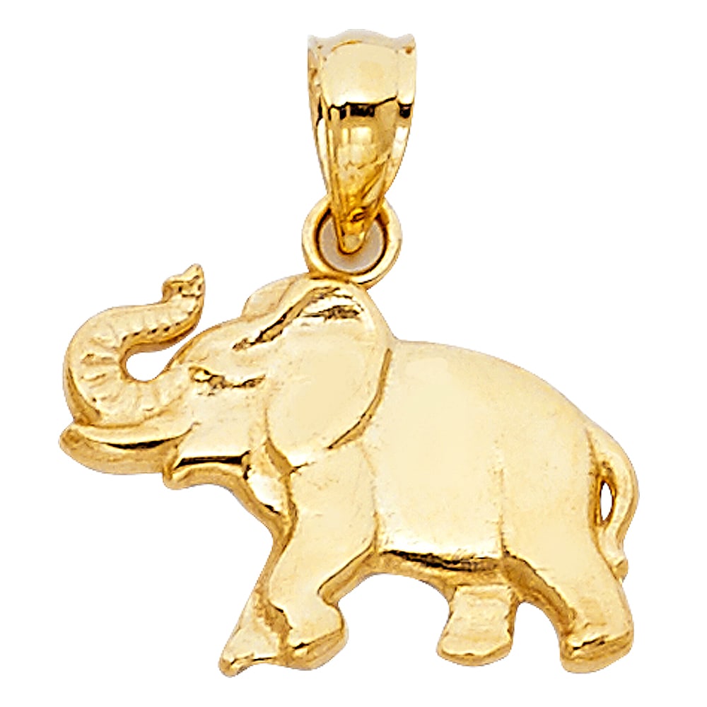 14KY ELEPHANT PENDANT (1 of 4)
