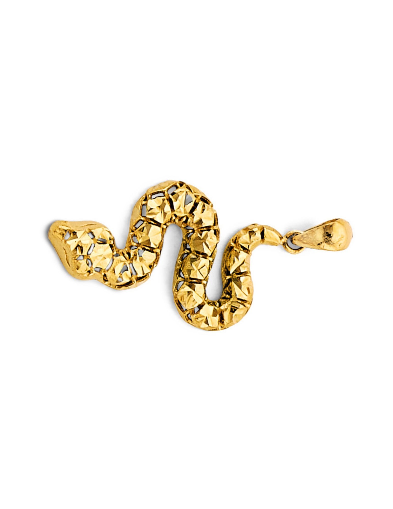 14KY SNAKE PENDANT - 2