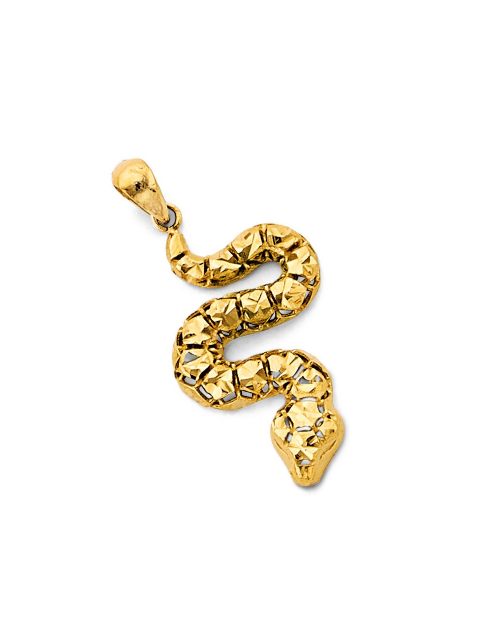 14KY SNAKE PENDANT - 4