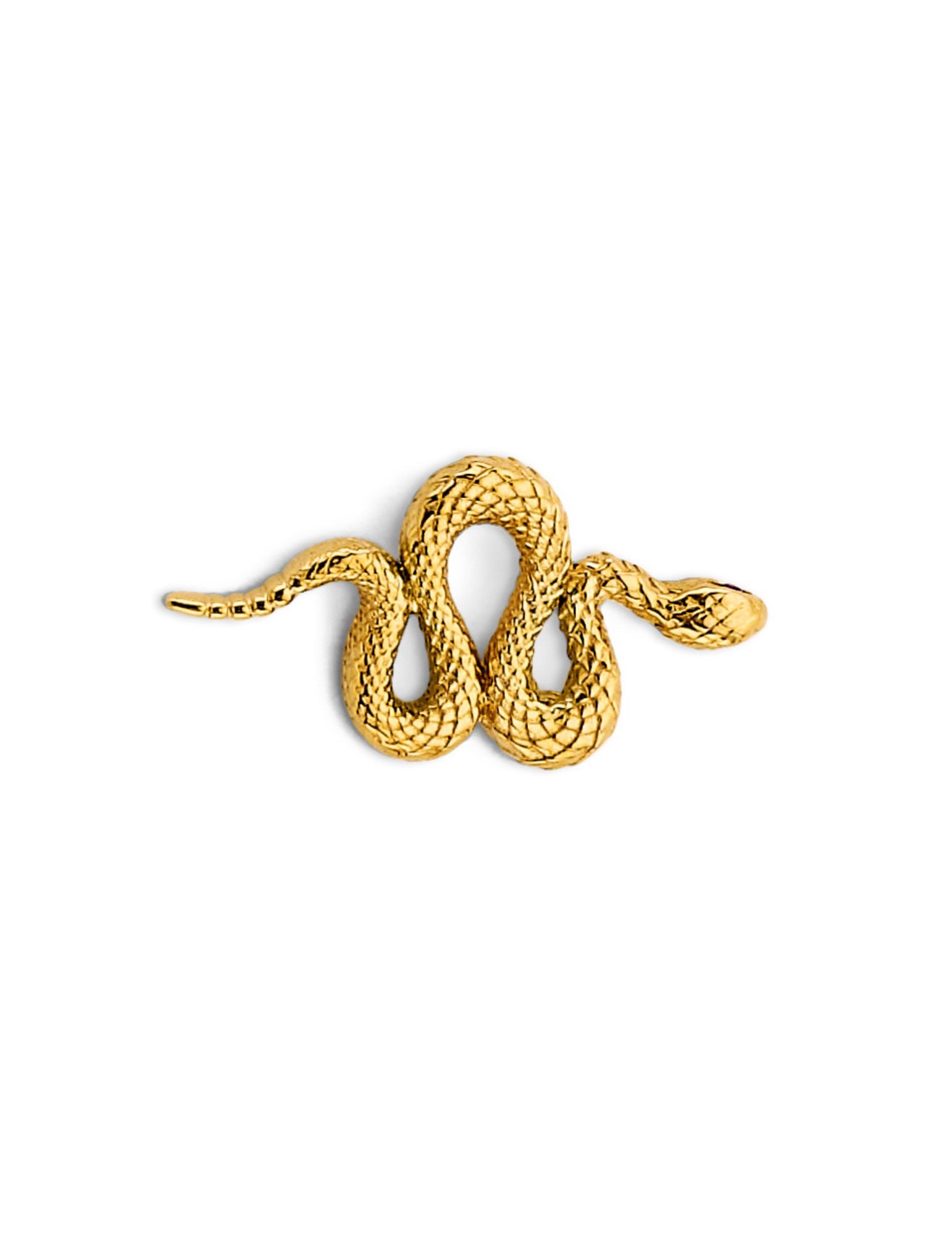 14KY SNAKE PENDANT - 2