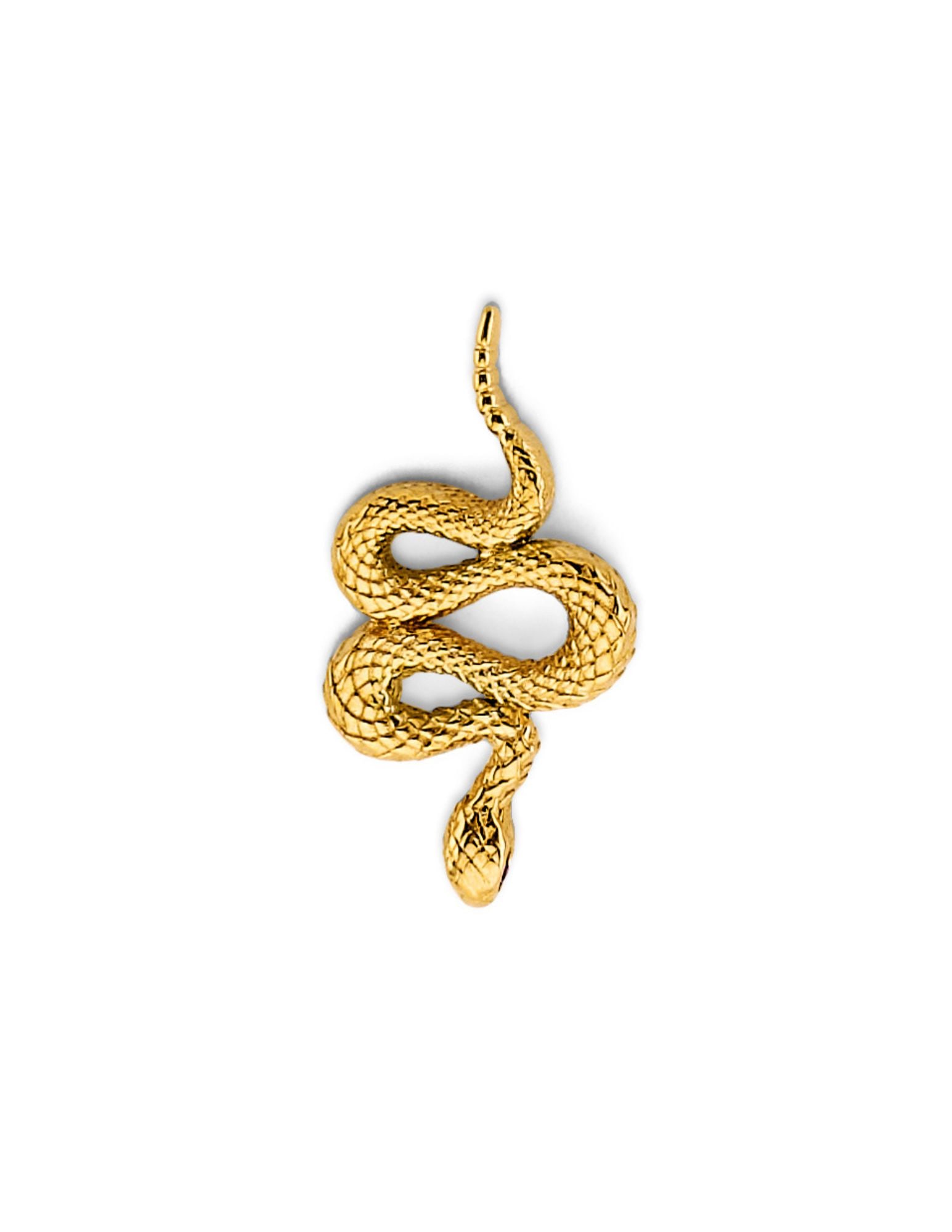 14KY SNAKE PENDANT - 3
