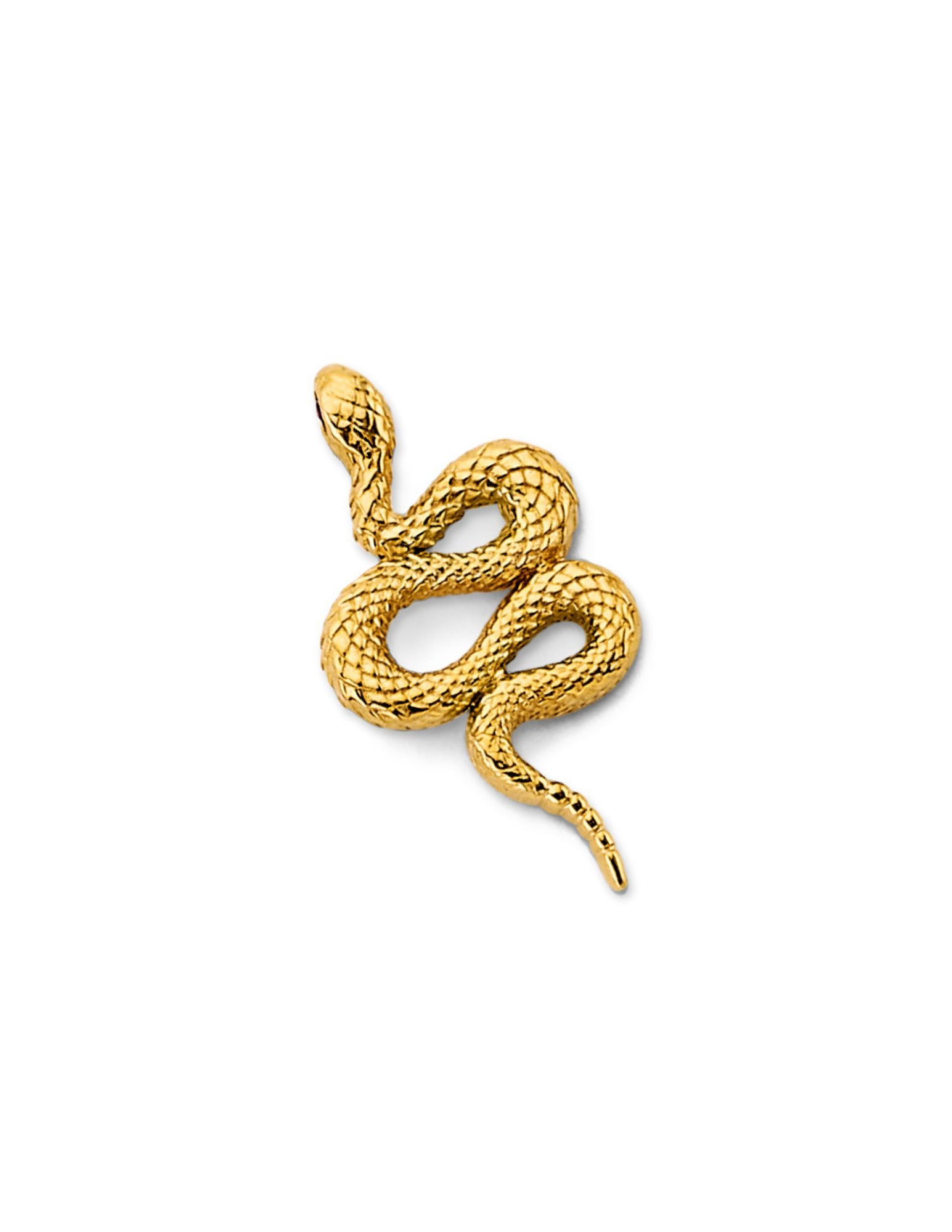 14KY SNAKE PENDANT - 4