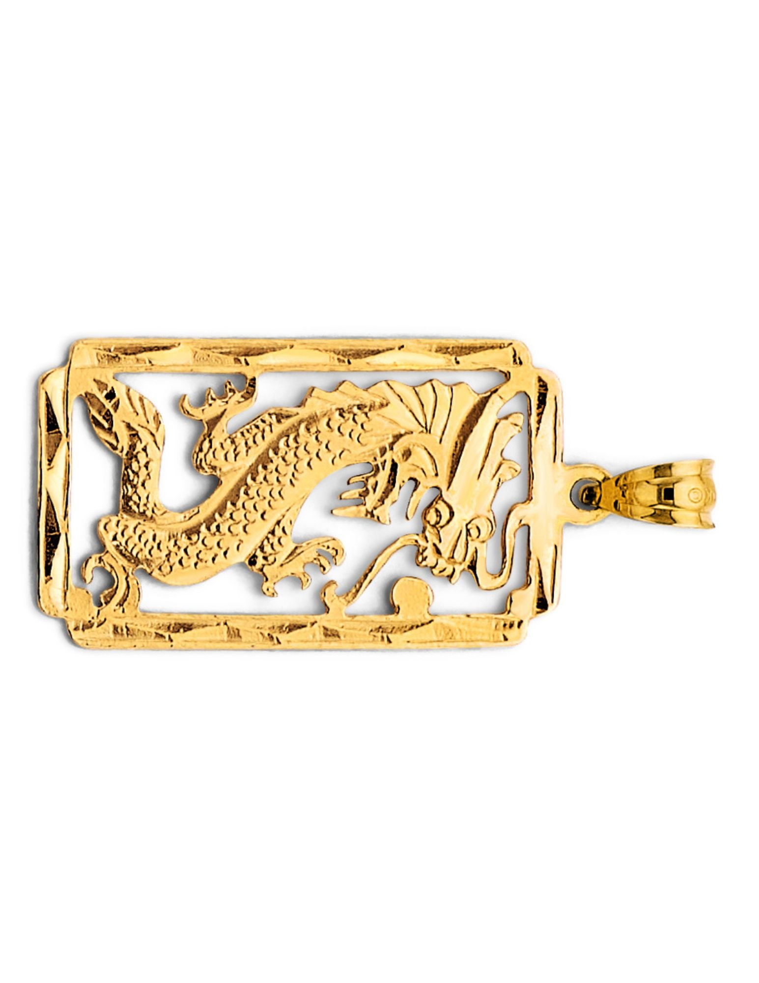 14KY DRAGON PENDANT - 2