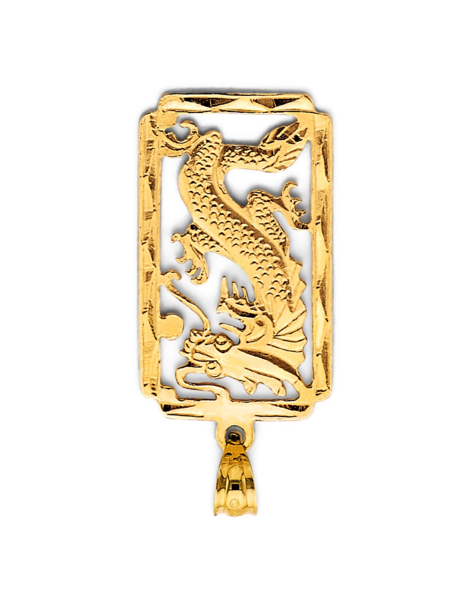 14KY DRAGON PENDANT - 3