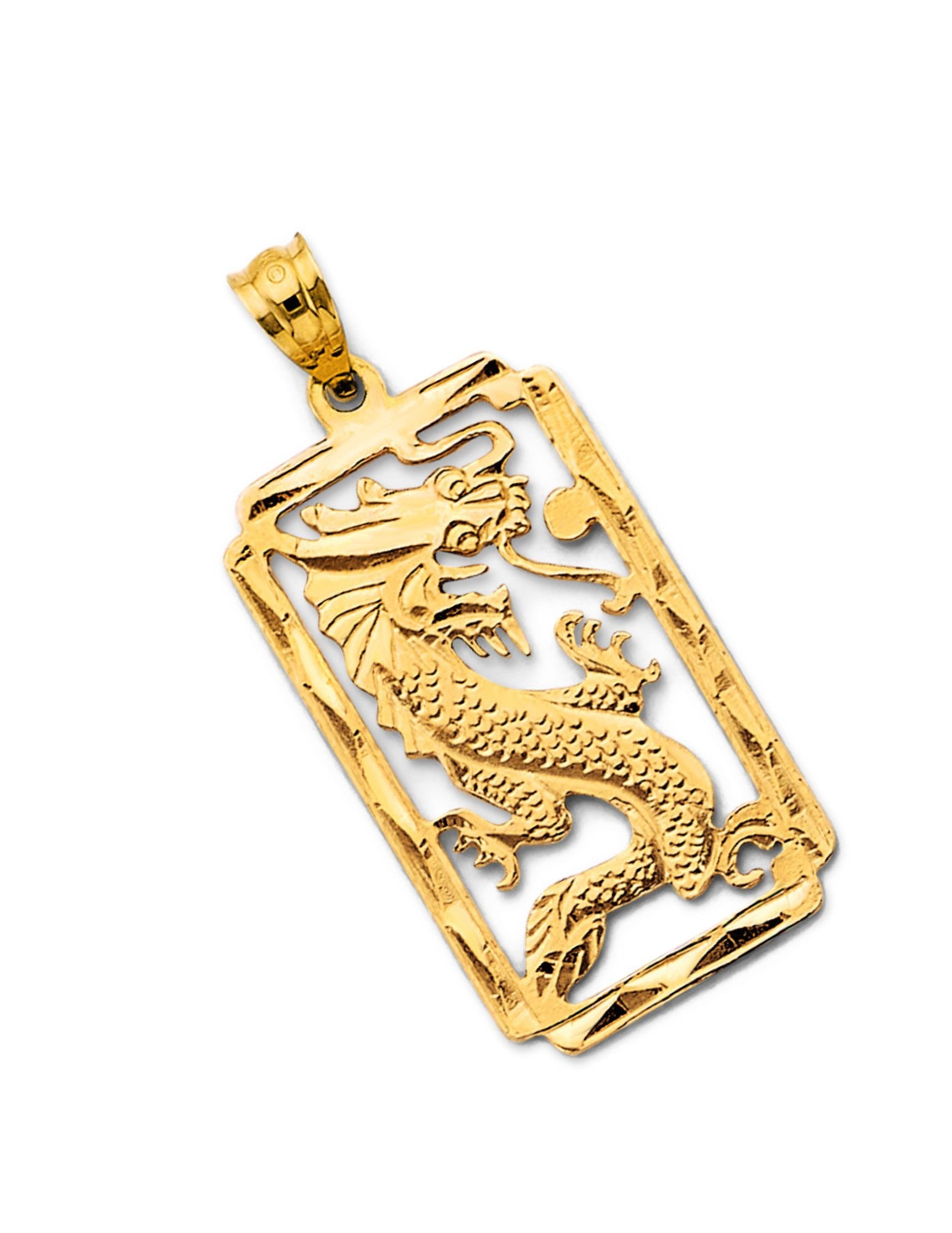14KY DRAGON PENDANT - 4